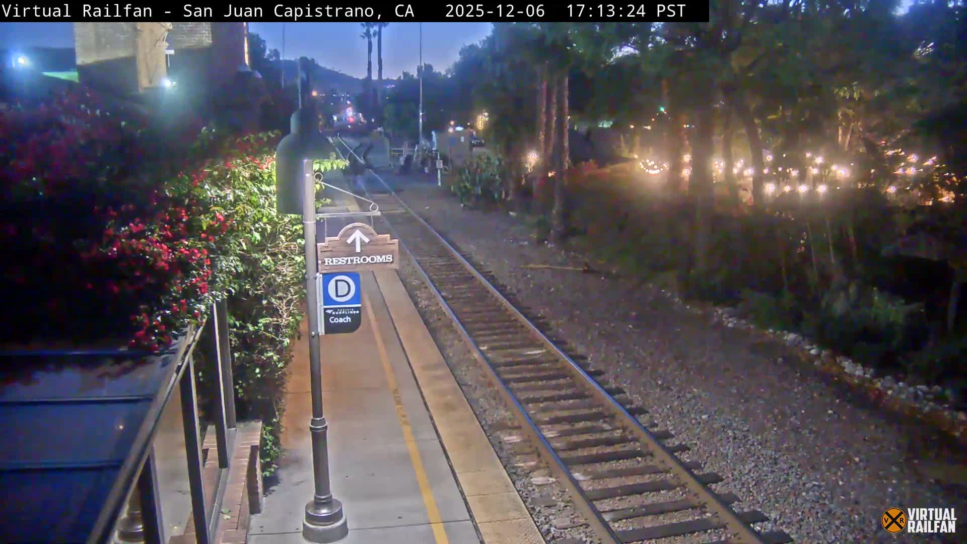 San Juan Capistrano Train Station Live Cam - San Juan Capistrano, Orange, California, USA