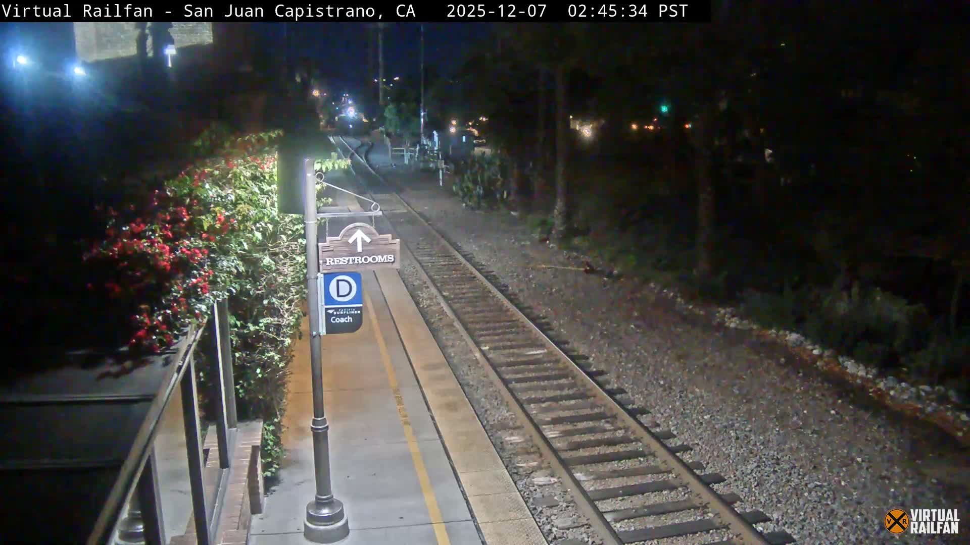 San Juan Capistrano Train Station Live Cam - San Juan Capistrano, Orange, California, USA