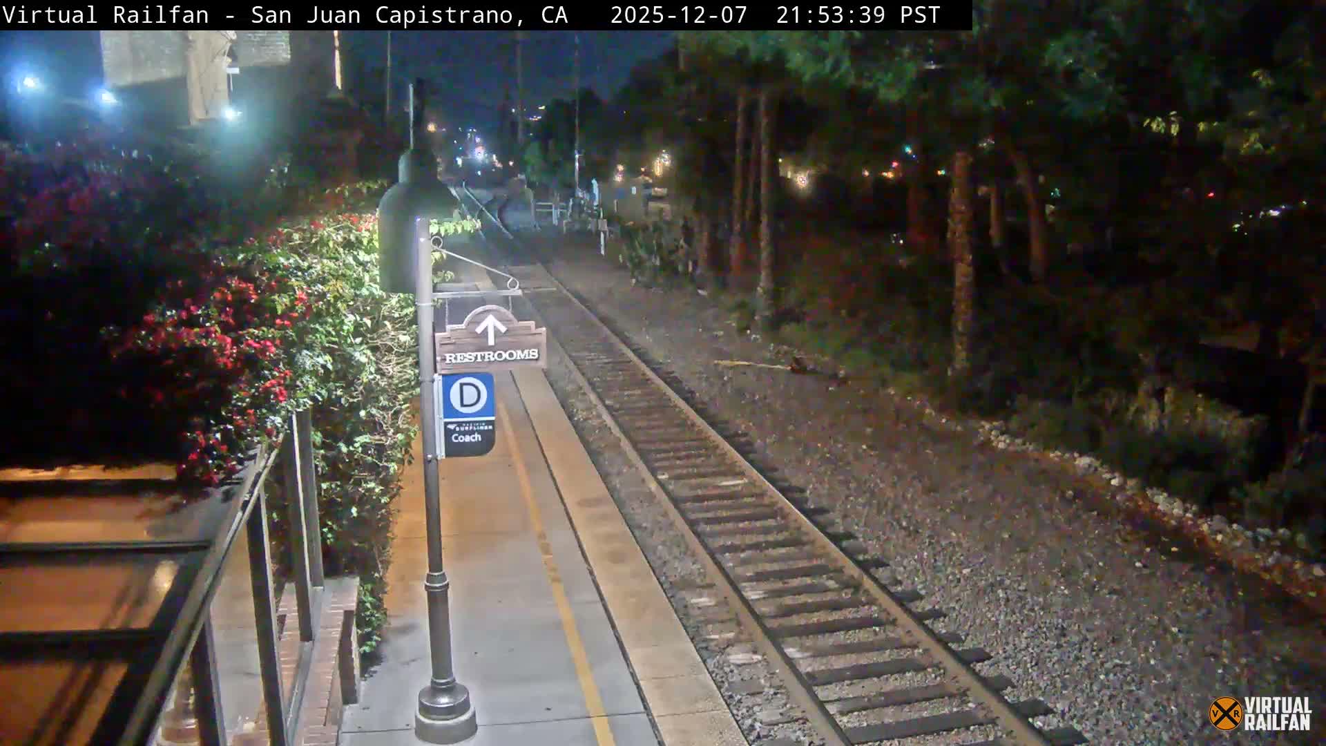 San Juan Capistrano Train Station Live Cam - San Juan Capistrano, Orange, California, USA