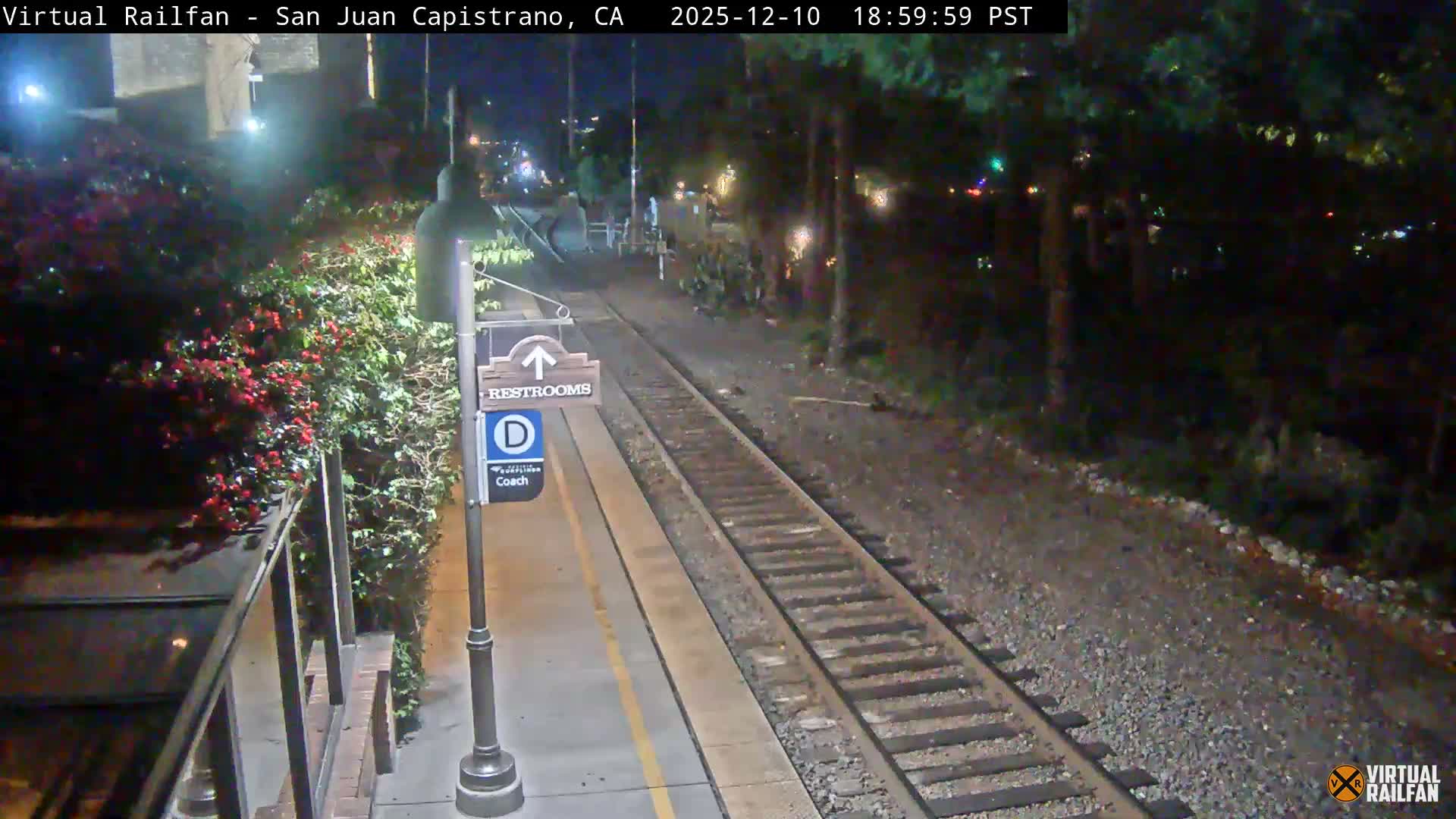 San Juan Capistrano Train Station Live Cam - San Juan Capistrano, Orange, California, USA