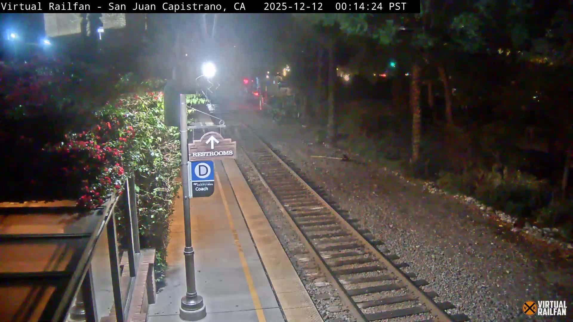 San Juan Capistrano Train Station Live Cam - San Juan Capistrano, Orange, California, USA