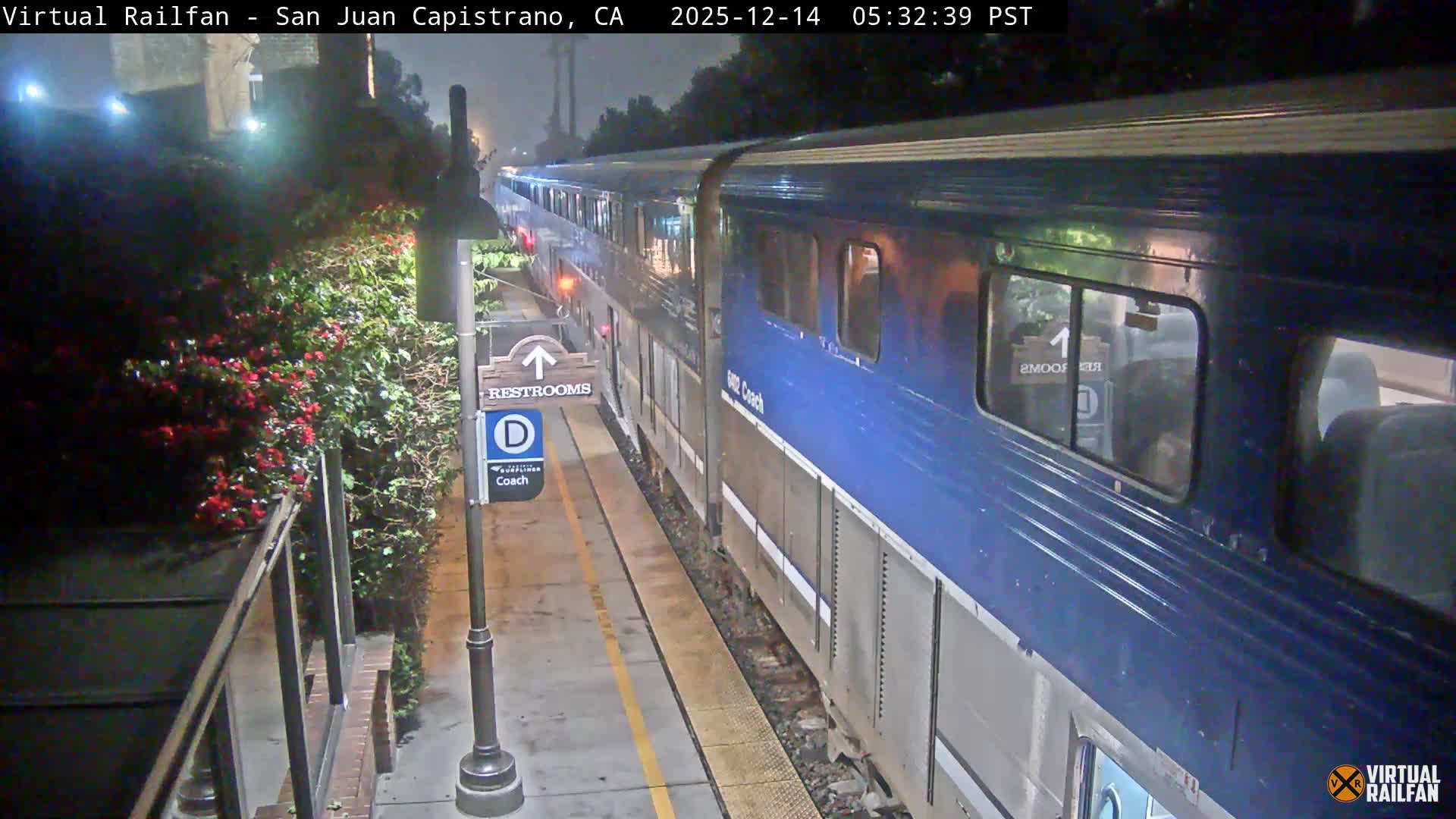 San Juan Capistrano Train Station Live Cam - San Juan Capistrano, Orange, California, USA