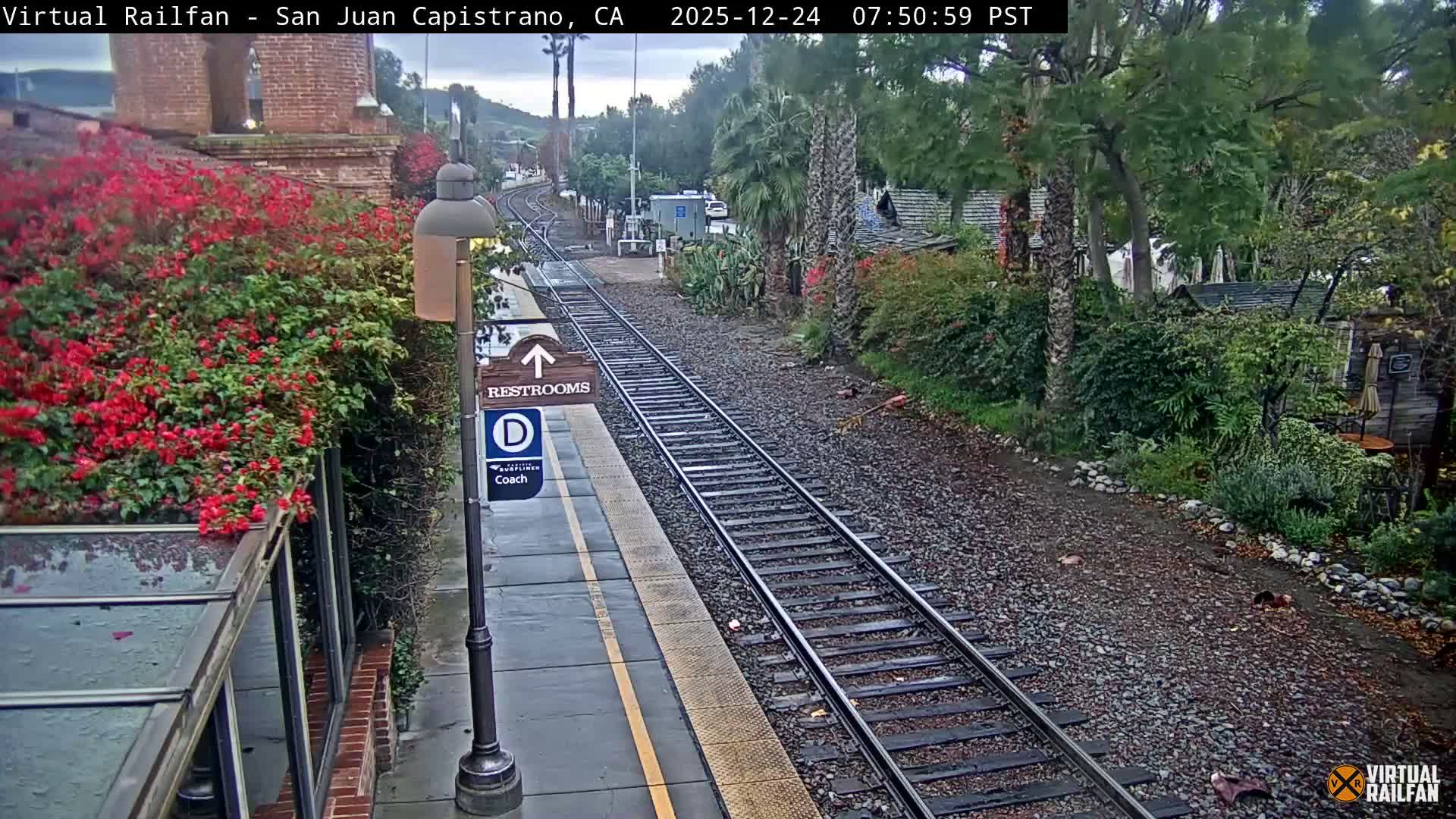 San Juan Capistrano Train Station Live Cam - San Juan Capistrano, Orange, California, USA