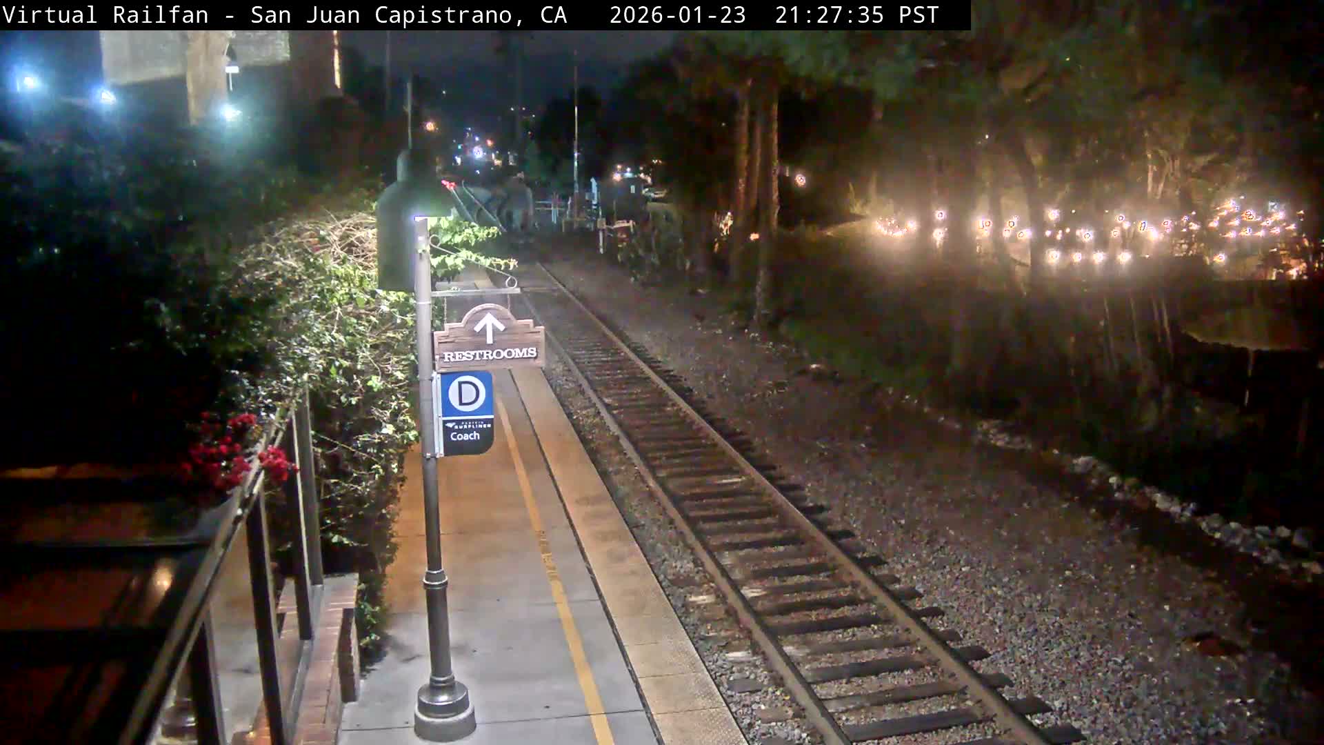 San Juan Capistrano Train Station Live Cam - San Juan Capistrano, Orange, California, USA