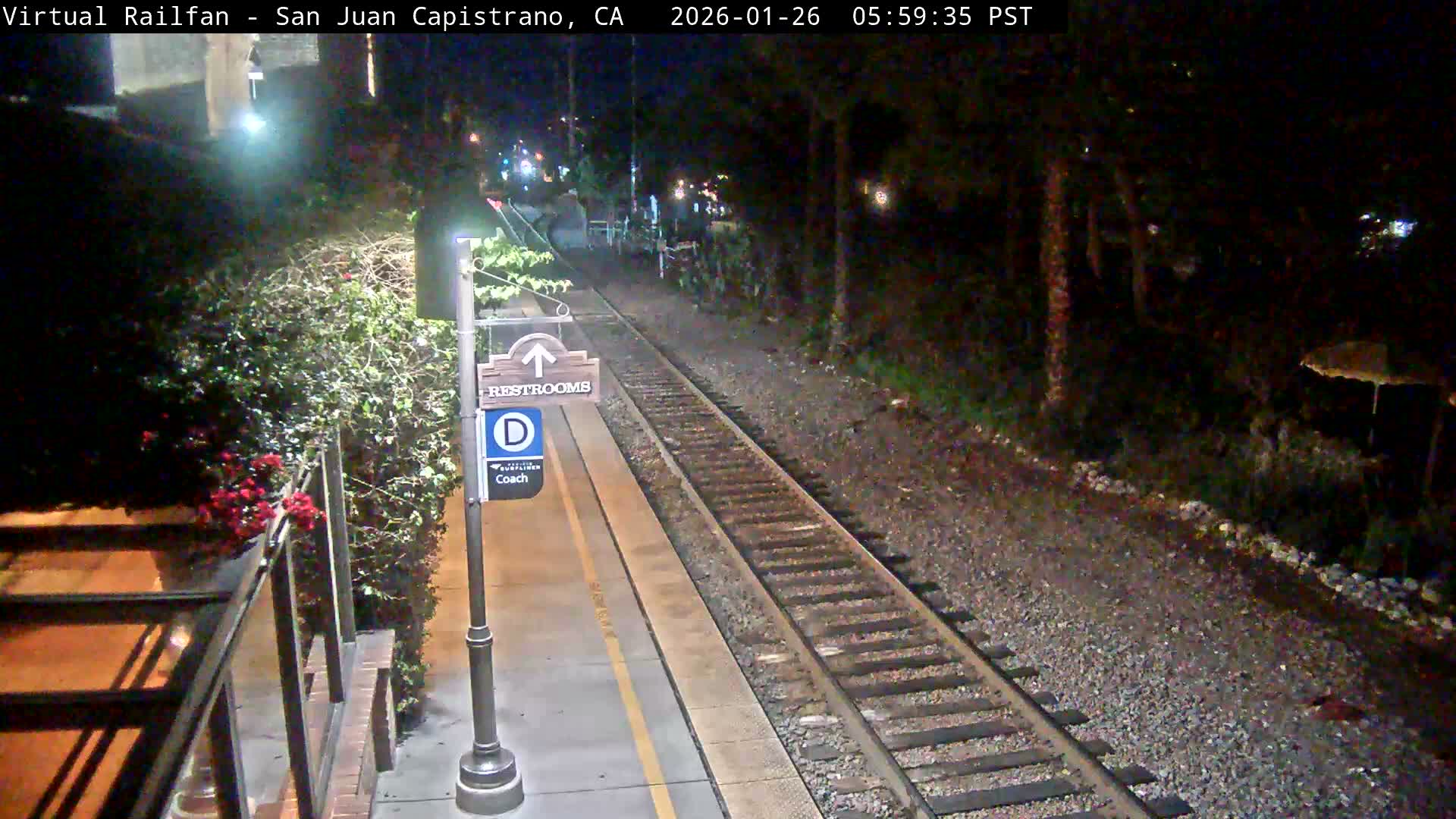 San Juan Capistrano Train Station Live Cam - San Juan Capistrano, Orange, California, USA