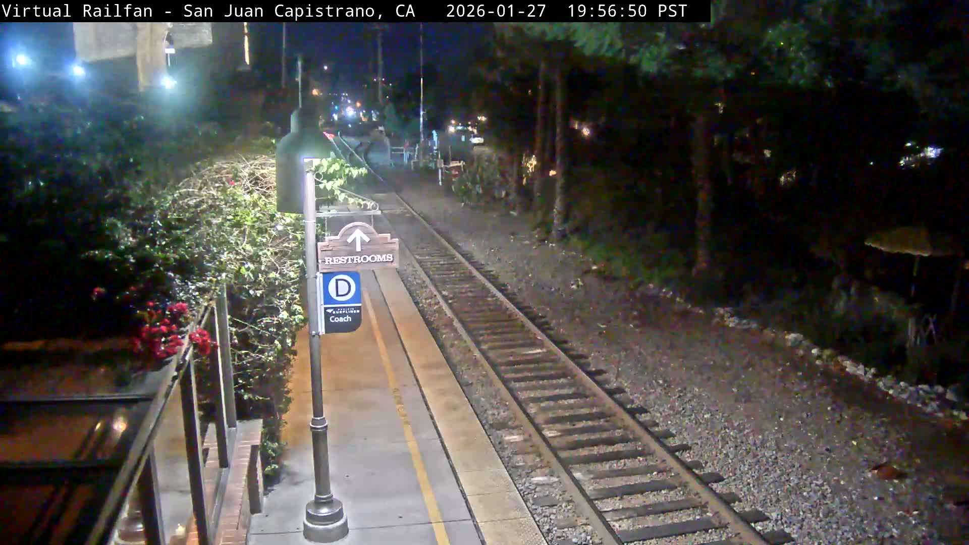 San Juan Capistrano Train Station Live Cam - San Juan Capistrano, Orange, California, USA