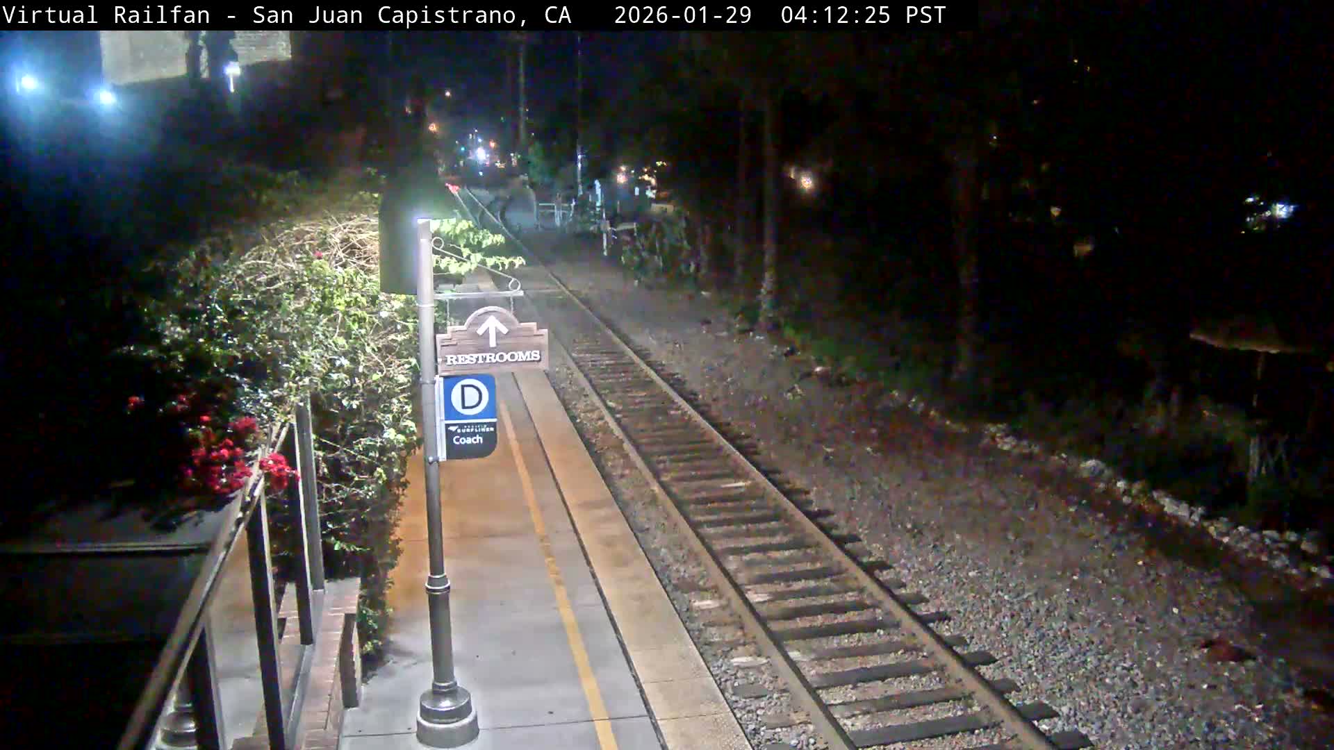 San Juan Capistrano Train Station Live Cam - San Juan Capistrano, Orange, California, USA