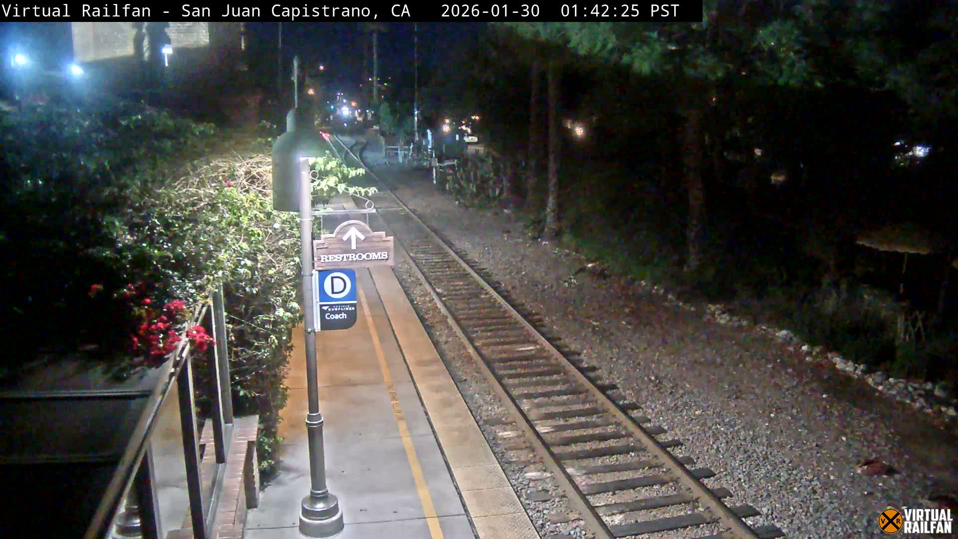 San Juan Capistrano Train Station Live Cam - San Juan Capistrano, Orange, California, USA