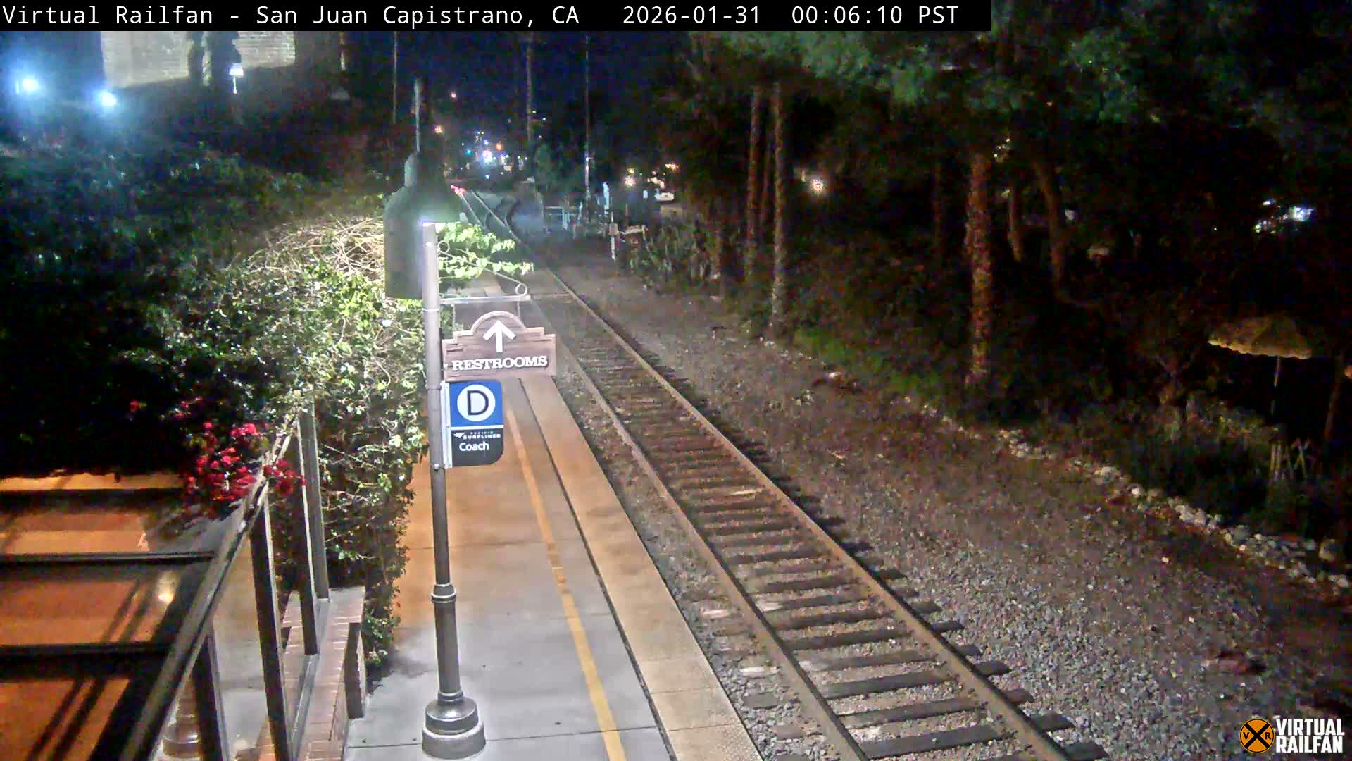 San Juan Capistrano Train Station Live Cam - San Juan Capistrano, Orange, California, USA