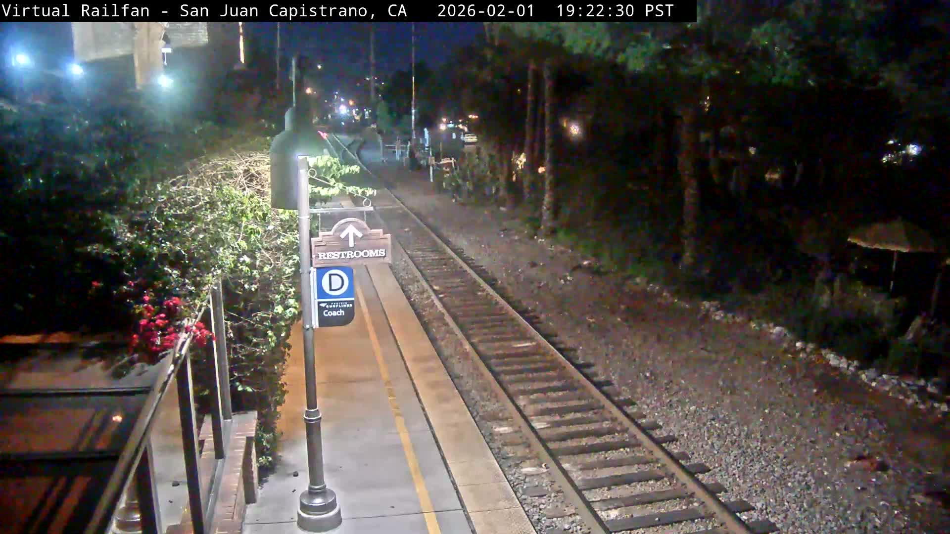 San Juan Capistrano Train Station Live Cam - San Juan Capistrano, Orange, California, USA