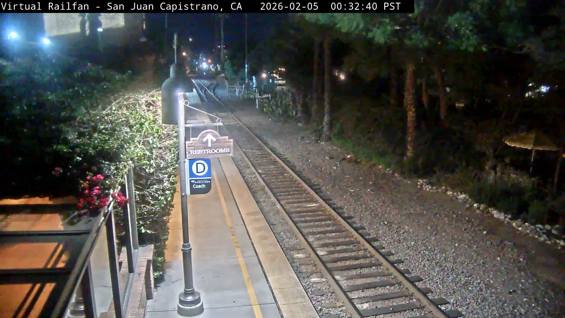 San Juan Capistrano Train Station Live Cam - San Juan Capistrano, Orange, California, USA