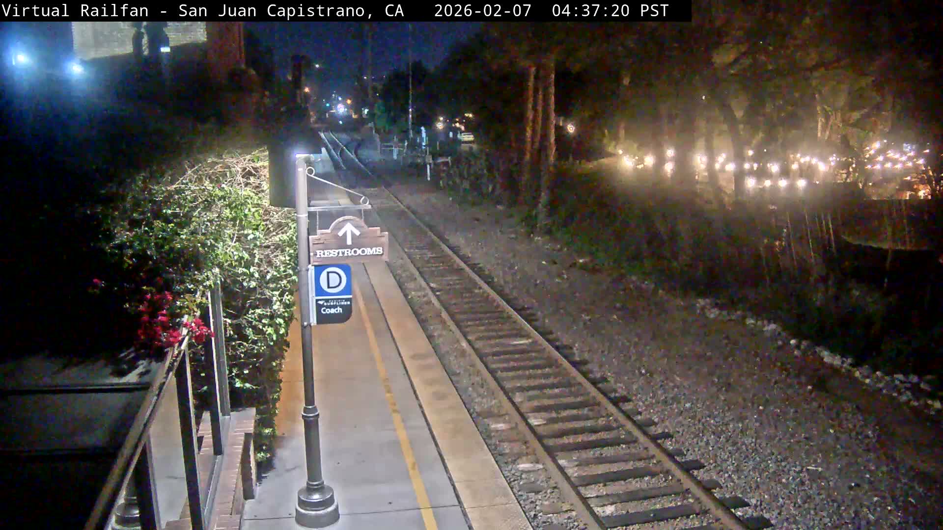 San Juan Capistrano Train Station Live Cam - San Juan Capistrano, Orange, California, USA