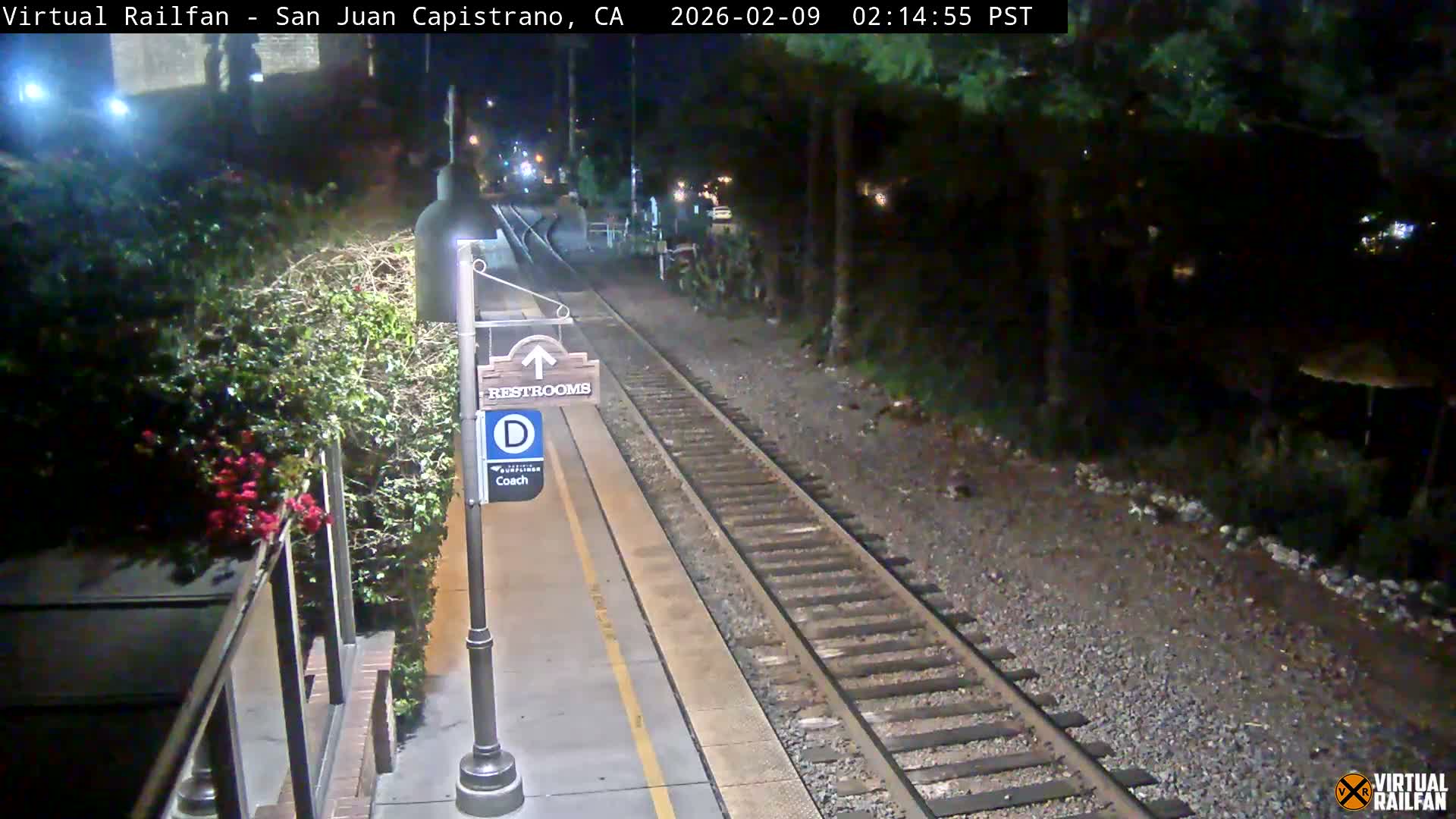 San Juan Capistrano Train Station Live Cam - San Juan Capistrano, Orange, California, USA