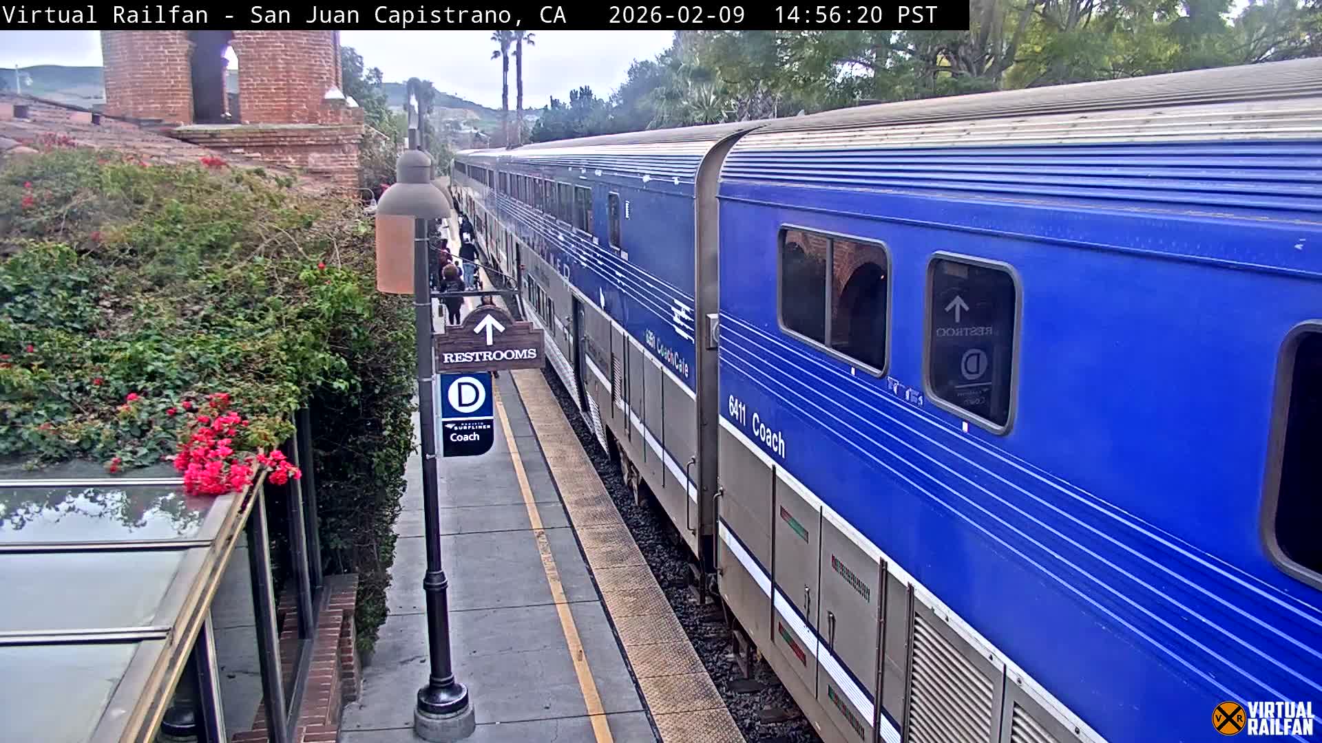 San Juan Capistrano Train Station Live Cam - San Juan Capistrano, Orange, California, USA