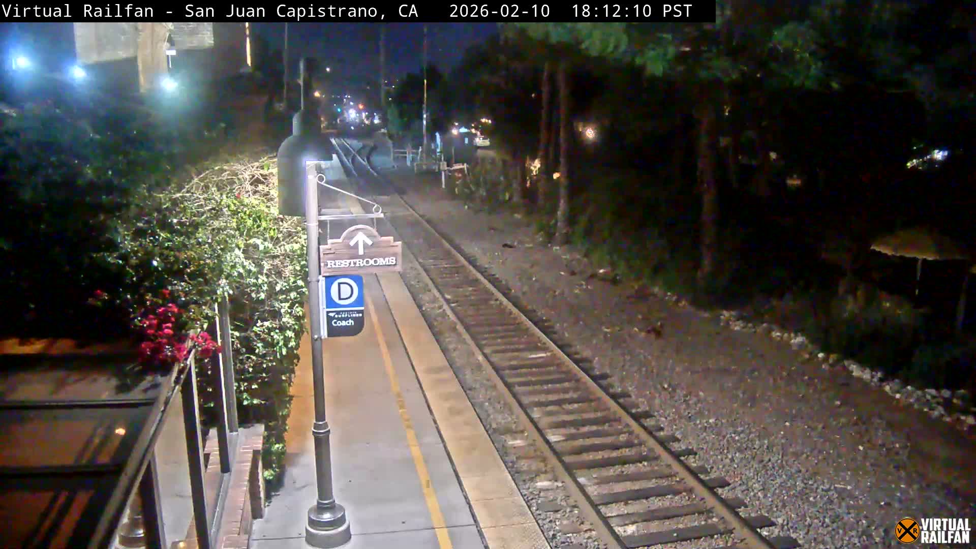 San Juan Capistrano Train Station Live Cam - San Juan Capistrano, Orange, California, USA