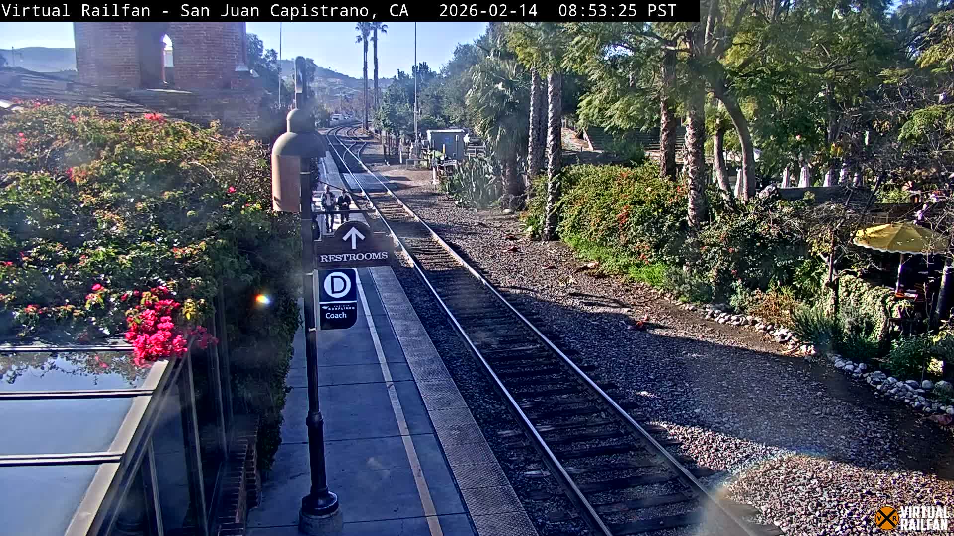 San Juan Capistrano Train Station Live Cam - San Juan Capistrano, Orange, California, USA