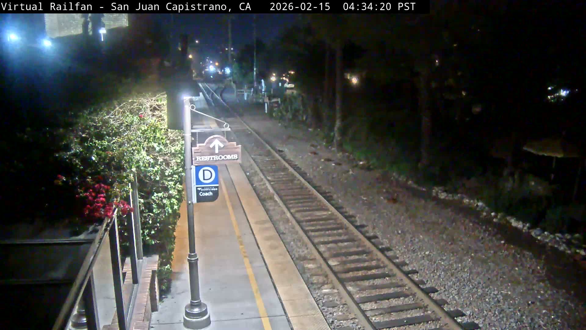 San Juan Capistrano Train Station Live Cam - San Juan Capistrano, Orange, California, USA