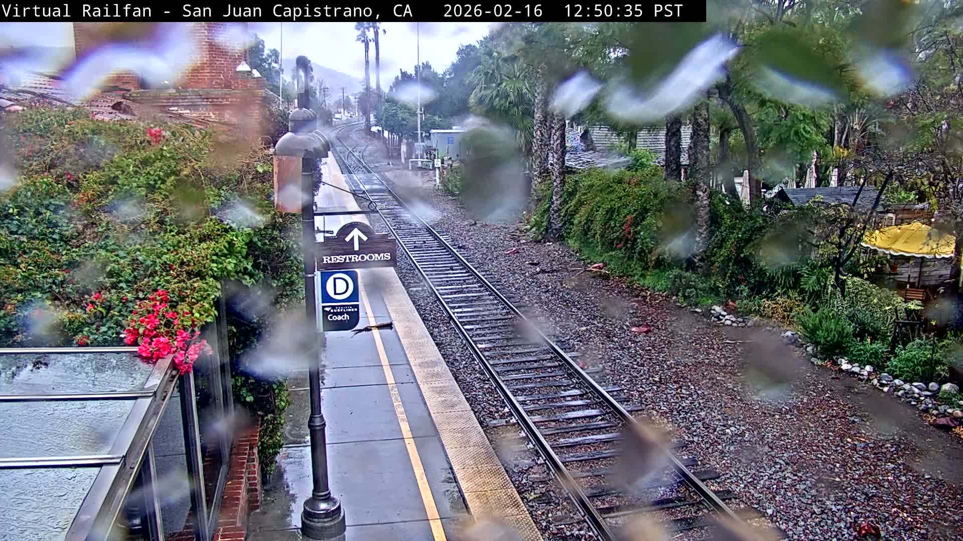 San Juan Capistrano Train Station Live Cam - San Juan Capistrano, Orange, California, USA