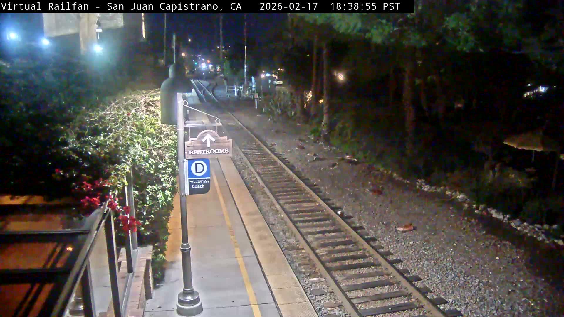San Juan Capistrano Train Station Live Cam - San Juan Capistrano, Orange, California, USA
