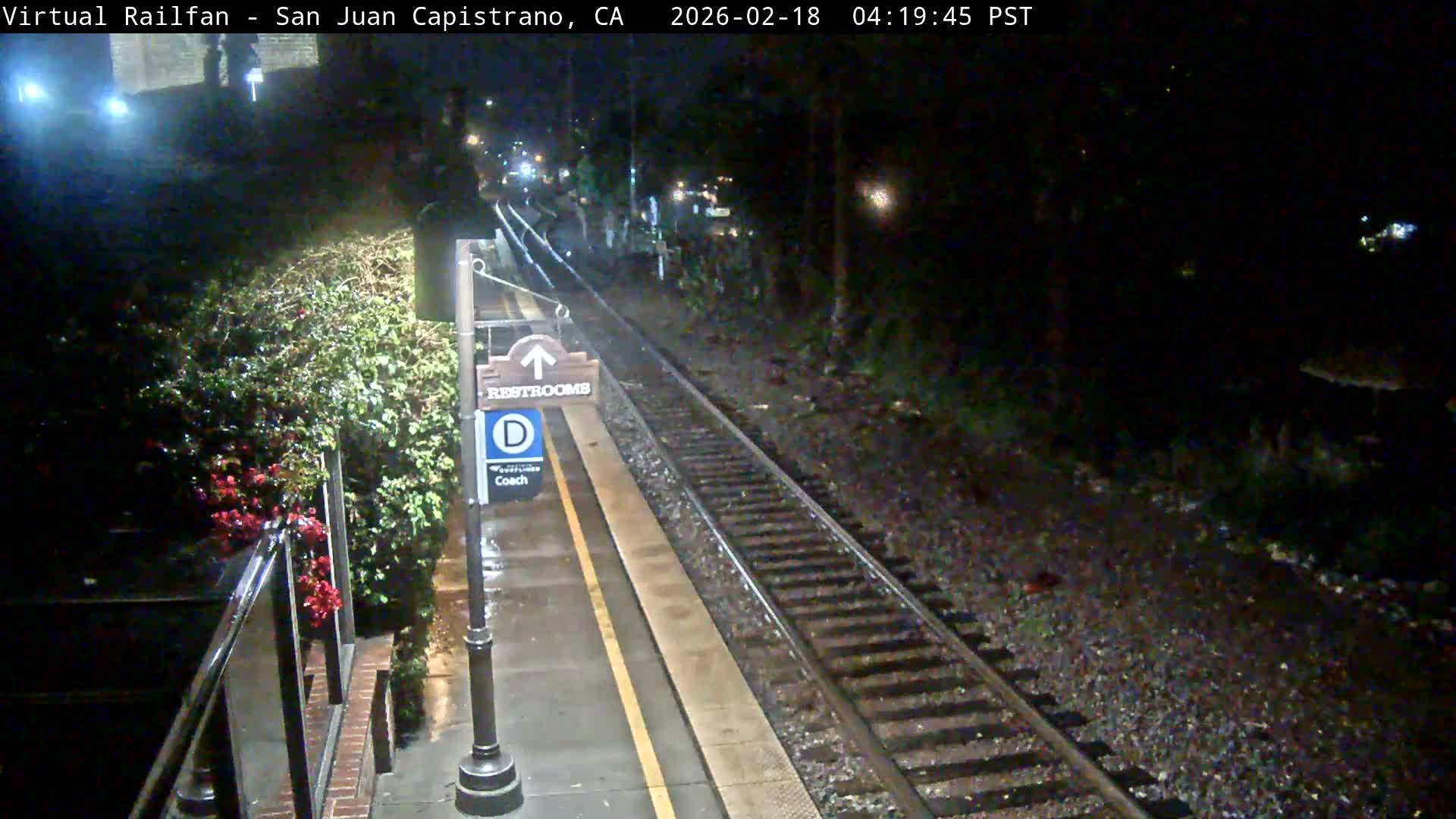 San Juan Capistrano Train Station Live Cam - San Juan Capistrano, Orange, California, USA