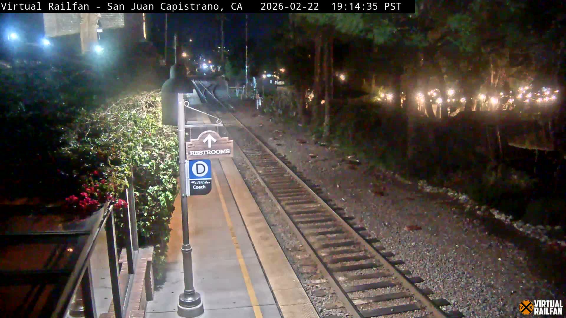 San Juan Capistrano Train Station Live Cam - San Juan Capistrano, Orange, California, USA