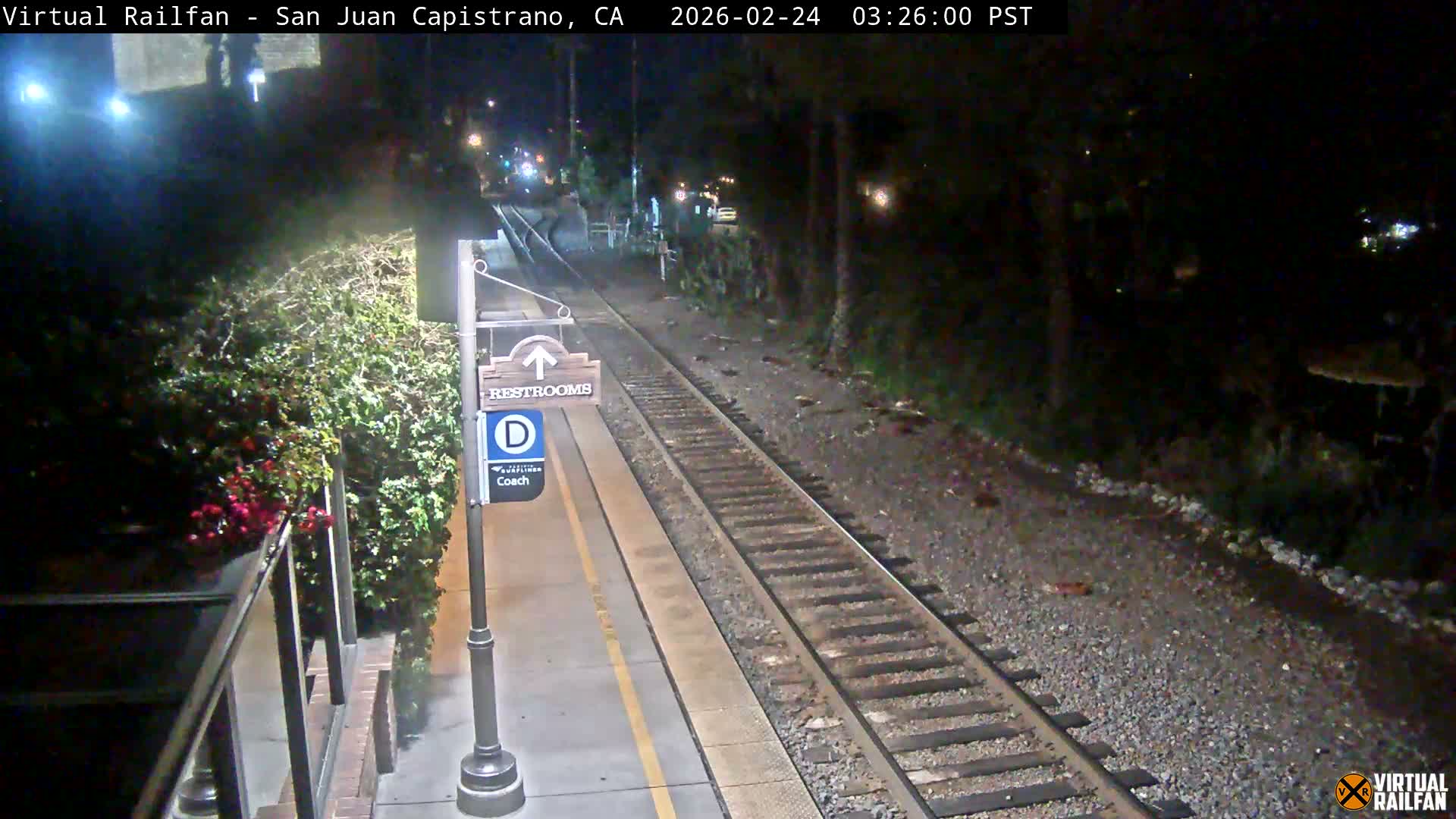 San Juan Capistrano Train Station Live Cam - San Juan Capistrano, Orange, California, USA