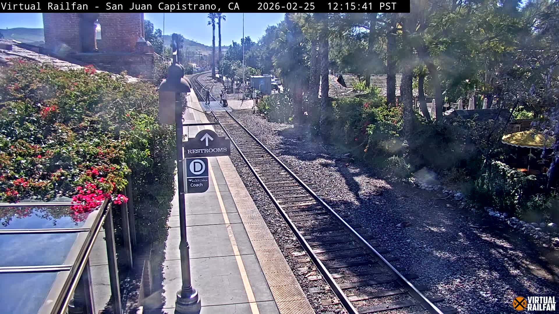 San Juan Capistrano Train Station Live Cam - San Juan Capistrano, Orange, California, USA