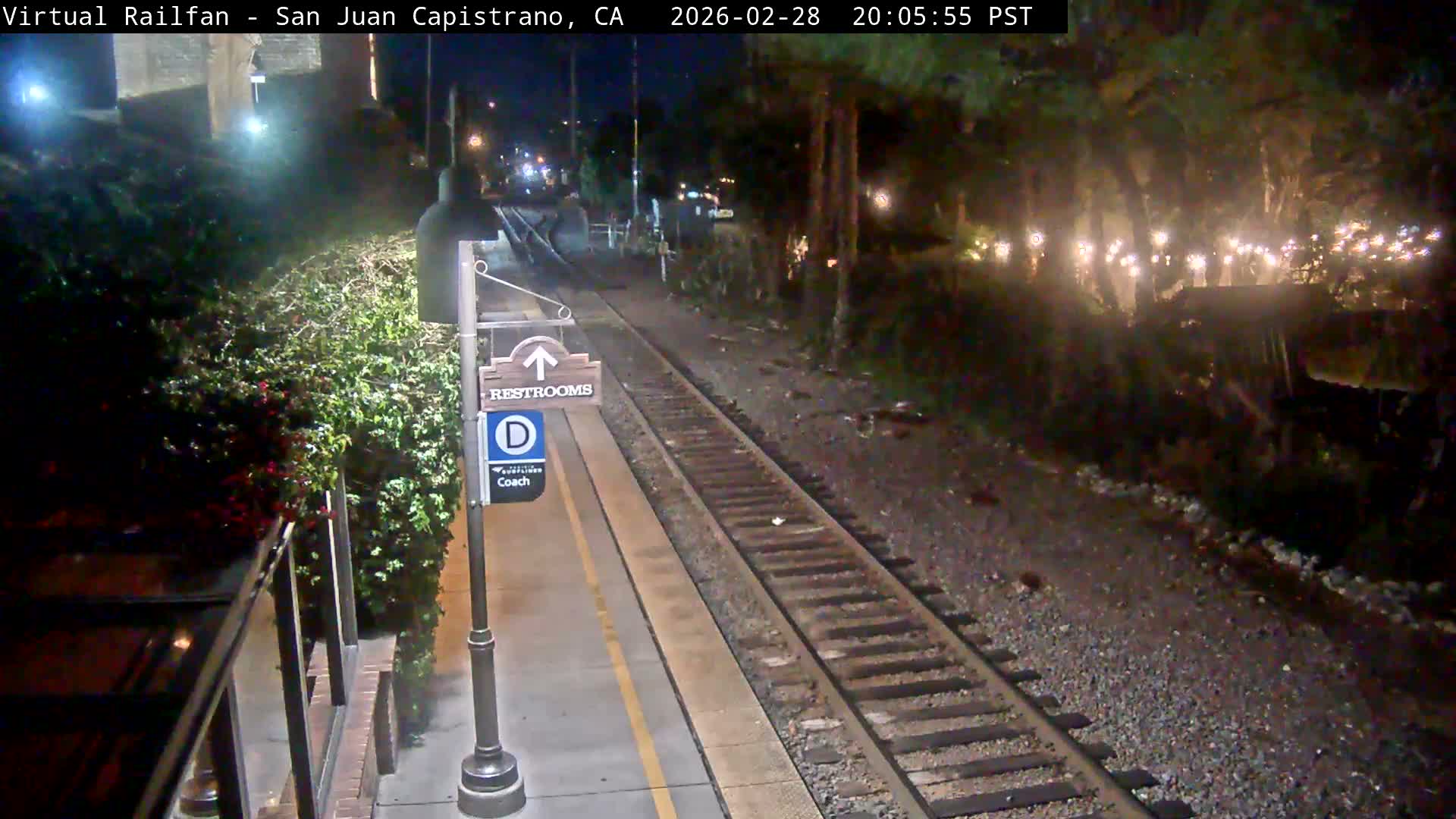 San Juan Capistrano Train Station Live Cam - San Juan Capistrano, Orange, California, USA