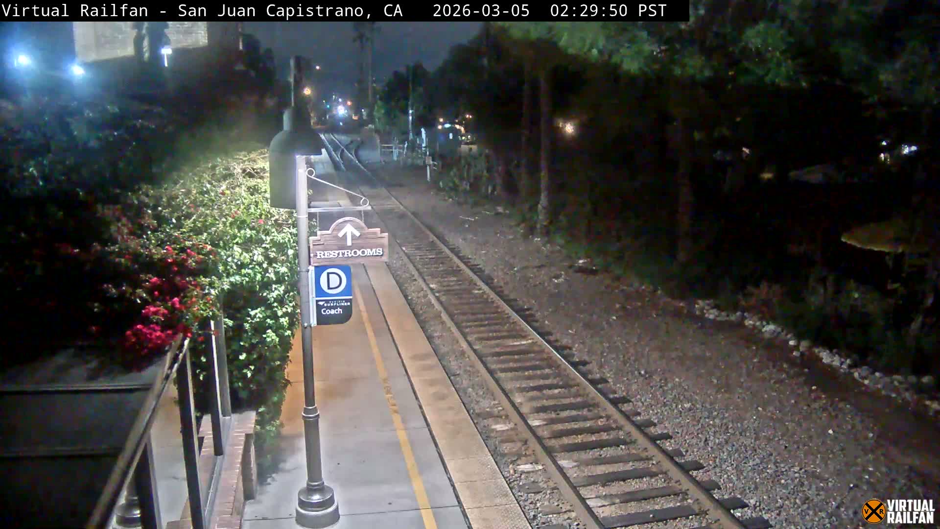 San Juan Capistrano Train Station Live Cam - San Juan Capistrano, Orange, California, USA