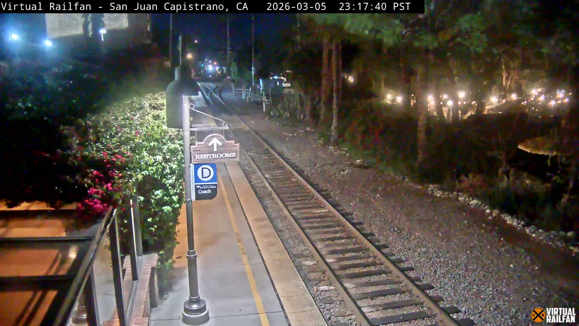 San Juan Capistrano Train Station Live Cam - San Juan Capistrano, Orange, California, USA