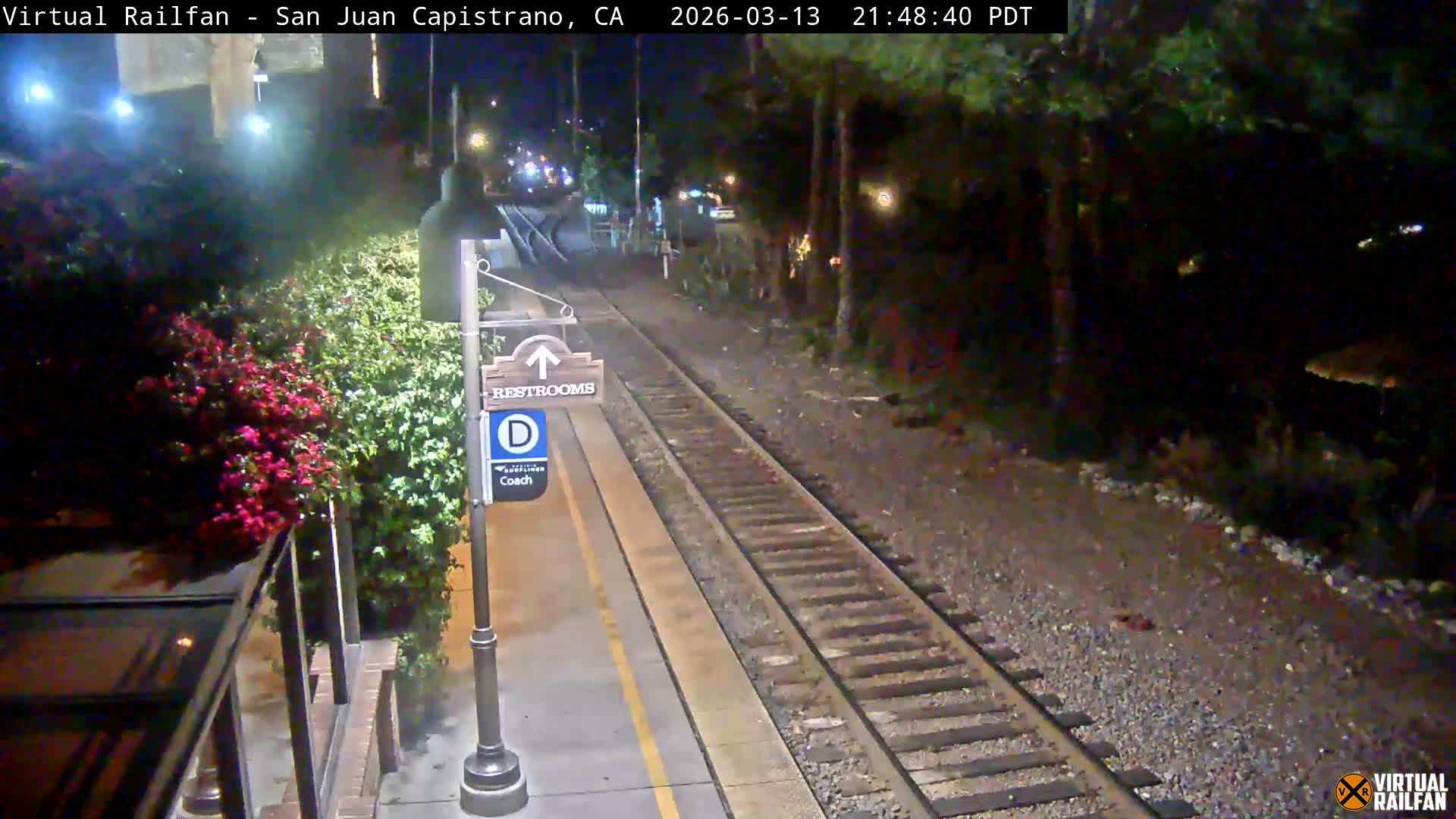 San Juan Capistrano Train Station Live Cam - San Juan Capistrano, Orange, California, USA