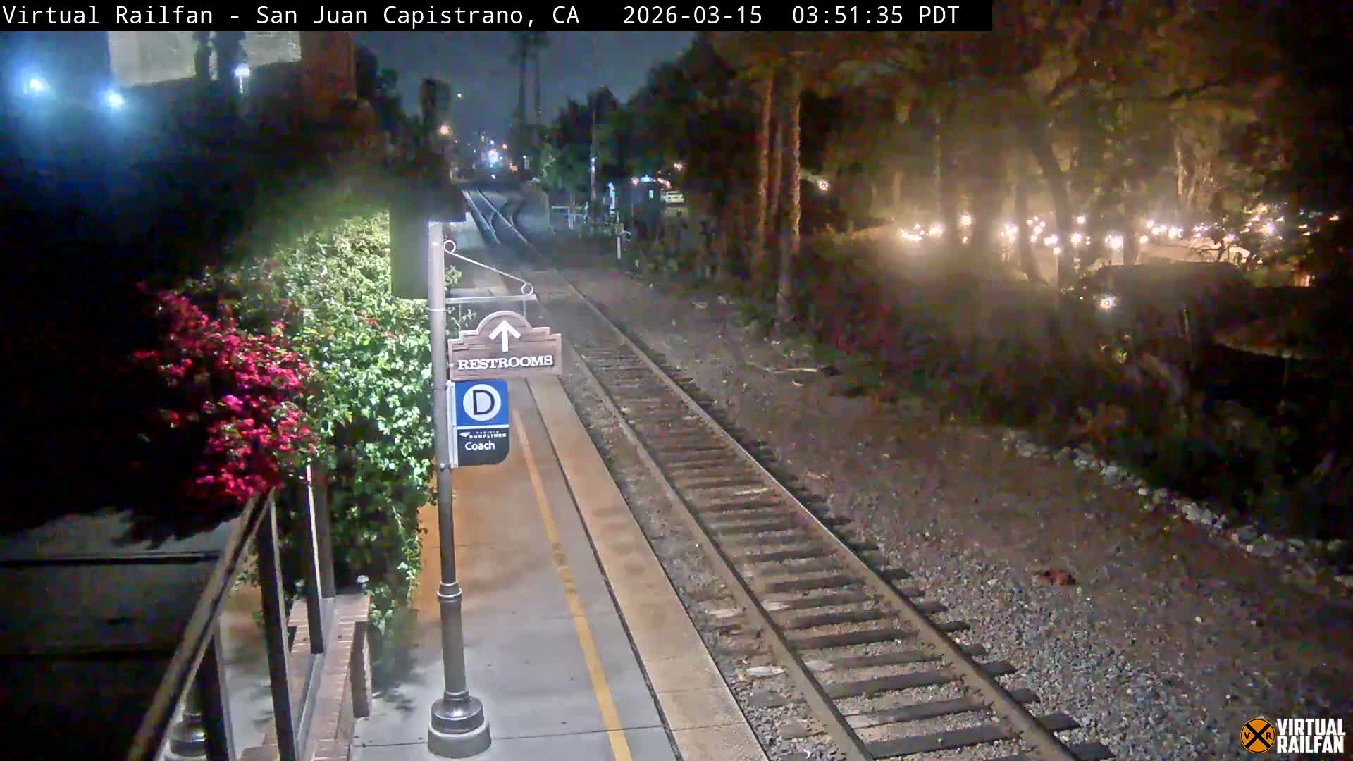 San Juan Capistrano Train Station Live Cam - San Juan Capistrano, Orange, California, USA