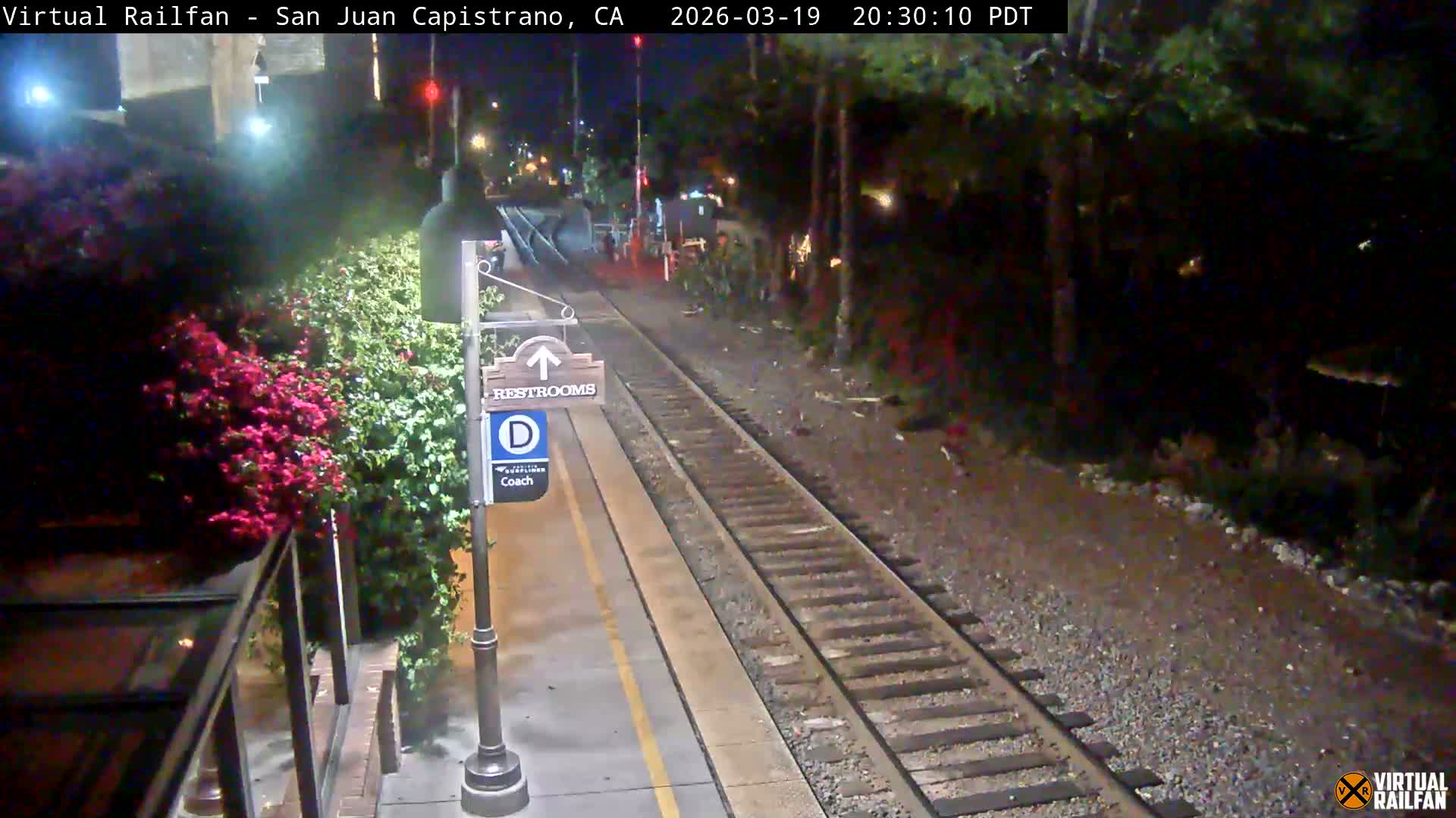 San Juan Capistrano Train Station Live Cam - San Juan Capistrano, Orange, California, USA
