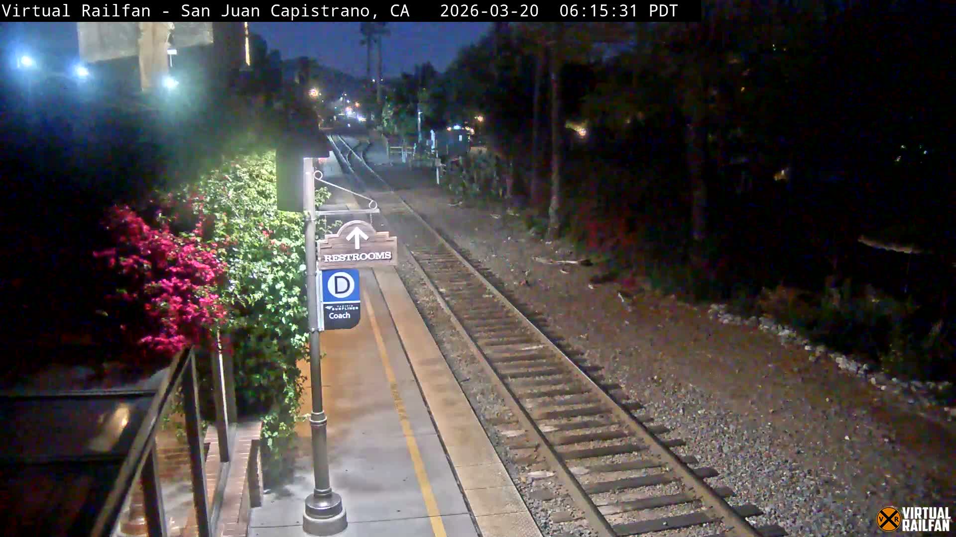San Juan Capistrano Train Station Live Cam - San Juan Capistrano, Orange, California, USA