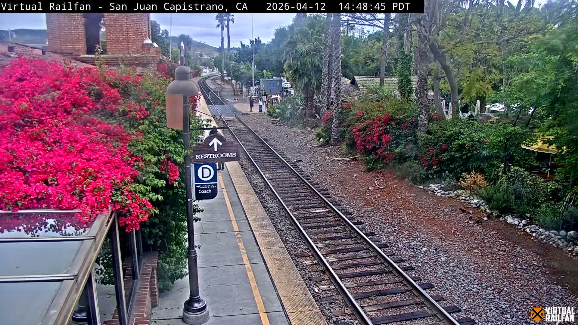 San Juan Capistrano Train Station Live Cam - San Juan Capistrano, Orange, California, USA