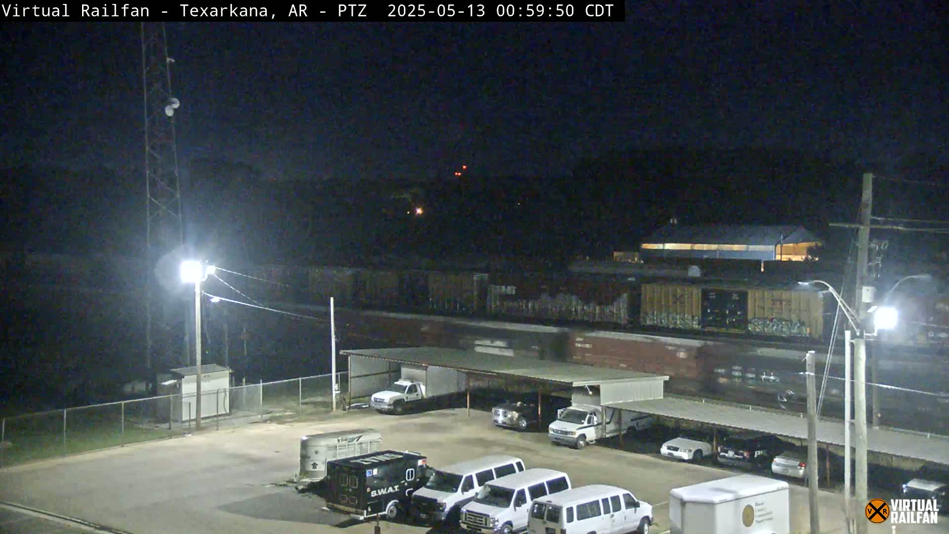 Texarkana Train Depot & Railroad Crossing Live Cam - Texarkana,Miller, Arkansas, USA 