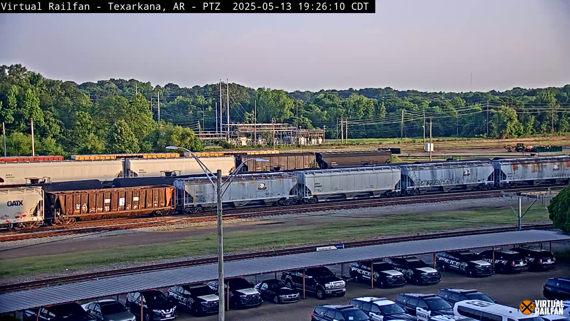 Texarkana Train Depot & Railroad Crossing Live Cam - Texarkana,Miller, Arkansas, USA 
