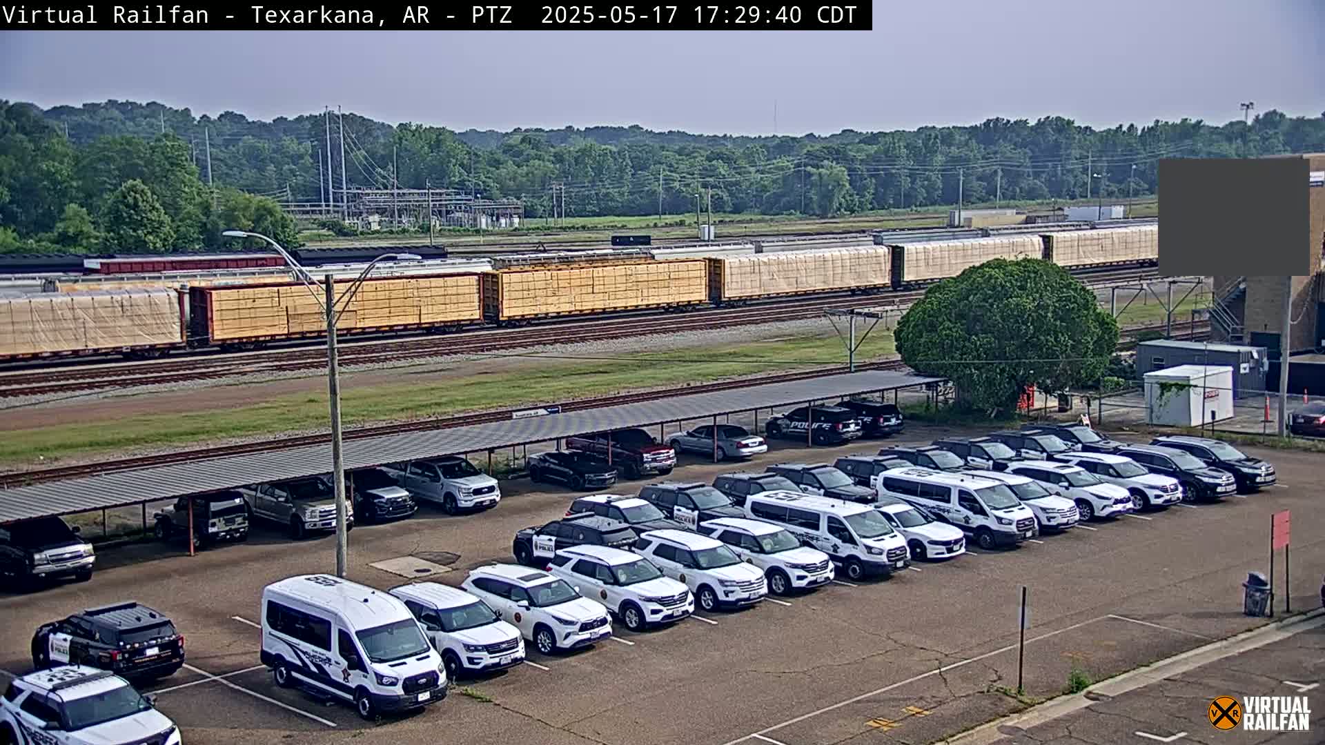Texarkana Train Depot & Railroad Crossing Live Cam - Texarkana,Miller, Arkansas, USA 