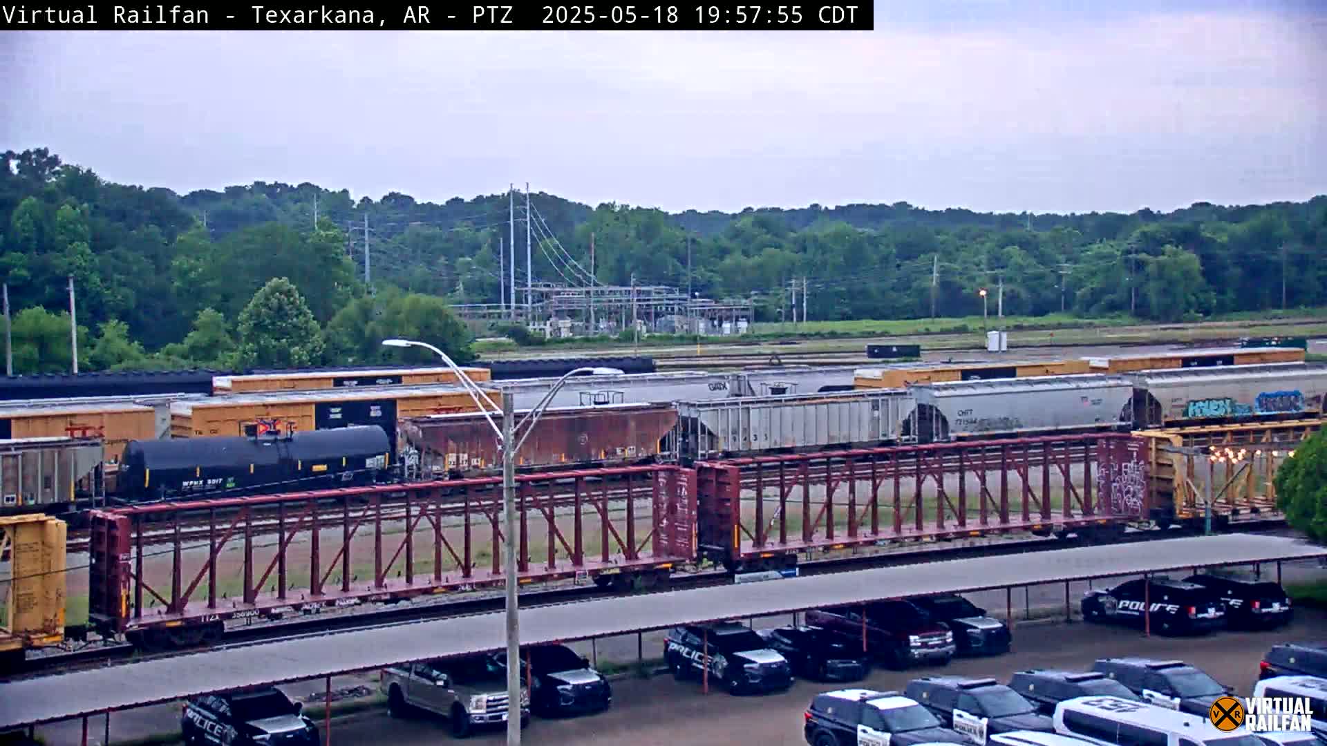 Texarkana Train Depot & Railroad Crossing Live Cam - Texarkana,Miller, Arkansas, USA 