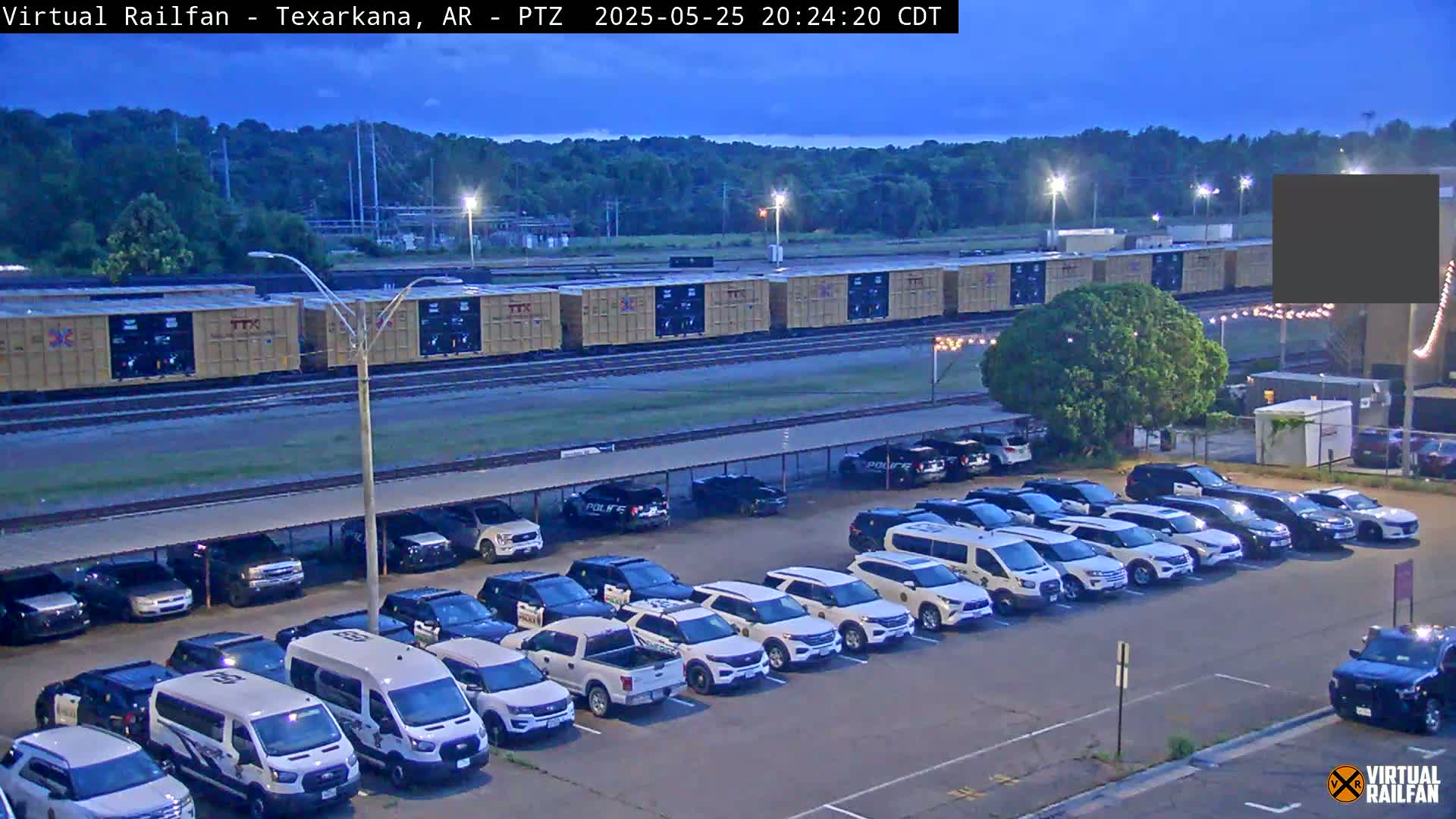 Texarkana Train Depot & Railroad Crossing Live Cam - Texarkana,Miller, Arkansas, USA 