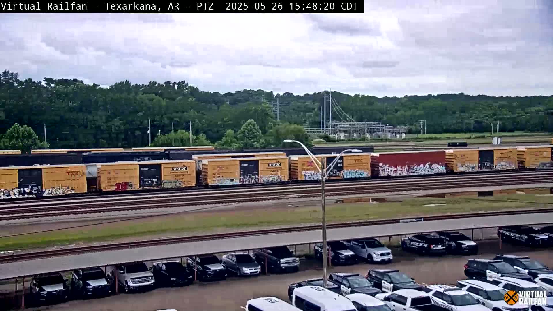 Texarkana Train Depot & Railroad Crossing Live Cam - Texarkana,Miller, Arkansas, USA 