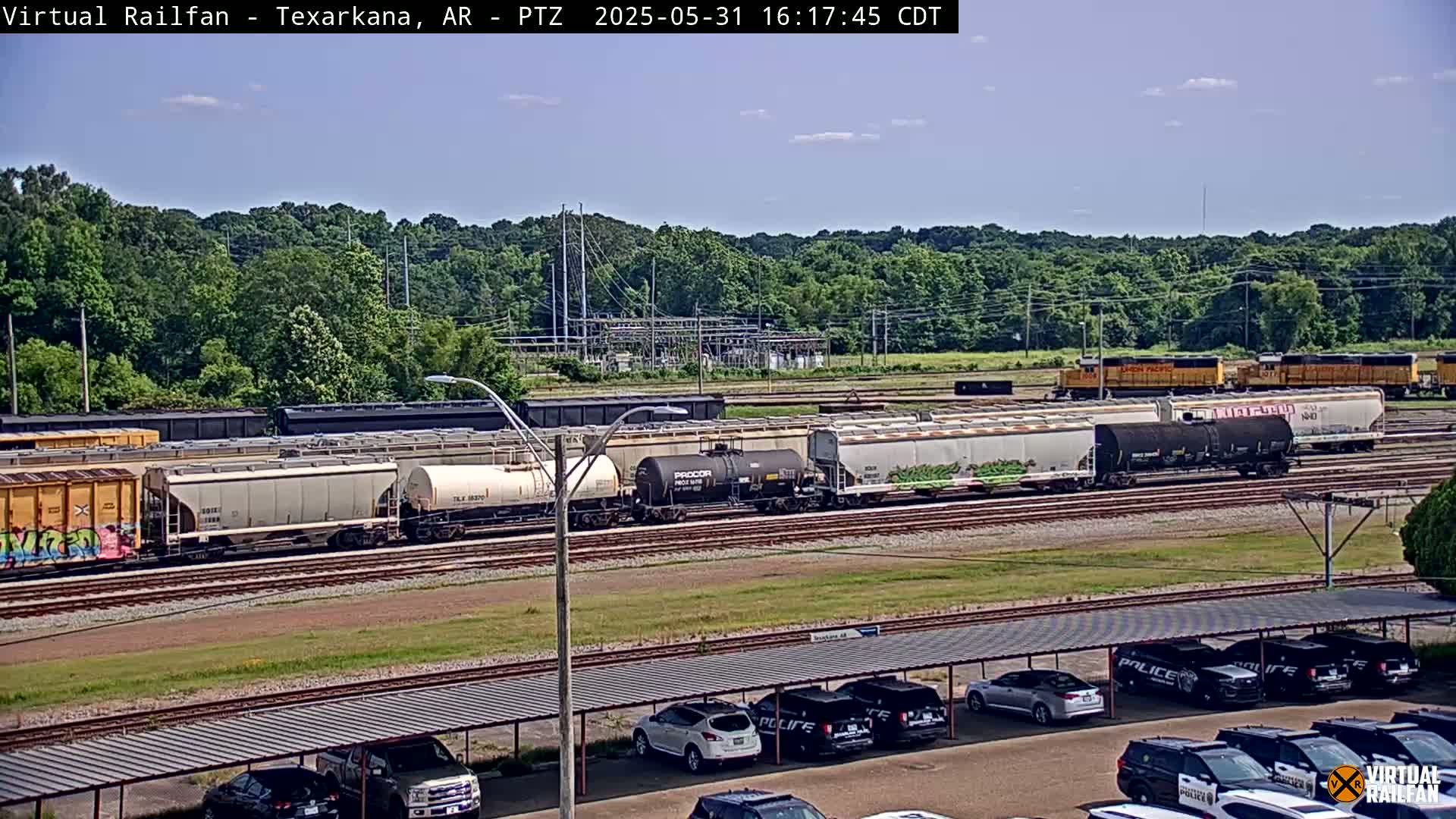 Texarkana Train Depot & Railroad Crossing Live Cam - Texarkana,Miller, Arkansas, USA 
