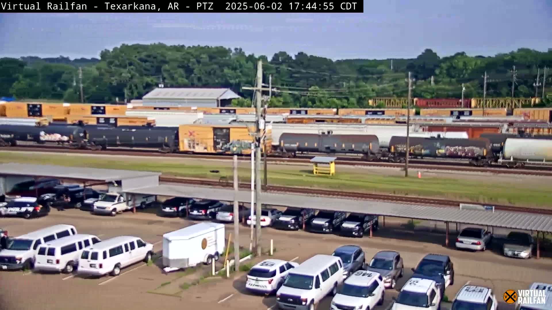 Texarkana Train Depot & Railroad Crossing Live Cam - Texarkana,Miller, Arkansas, USA 