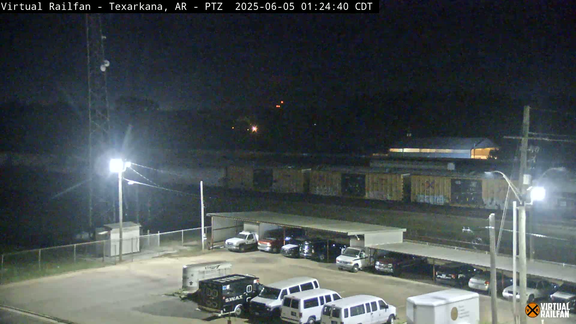 Texarkana Train Depot & Railroad Crossing Live Cam - Texarkana,Miller, Arkansas, USA 