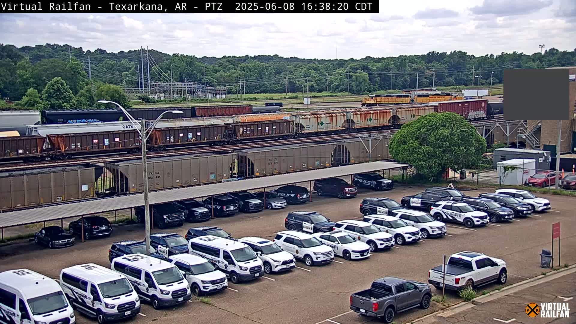 Texarkana Train Depot & Railroad Crossing Live Cam - Texarkana,Miller, Arkansas, USA 