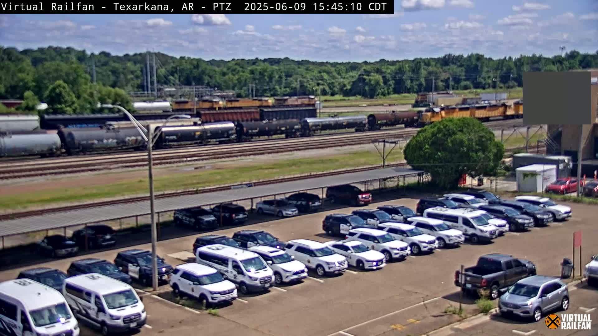 Texarkana Train Depot & Railroad Crossing Live Cam - Texarkana,Miller, Arkansas, USA 