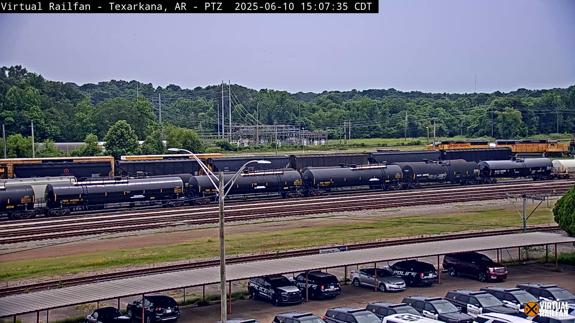 Texarkana Train Depot & Railroad Crossing Live Cam - Texarkana,Miller, Arkansas, USA 