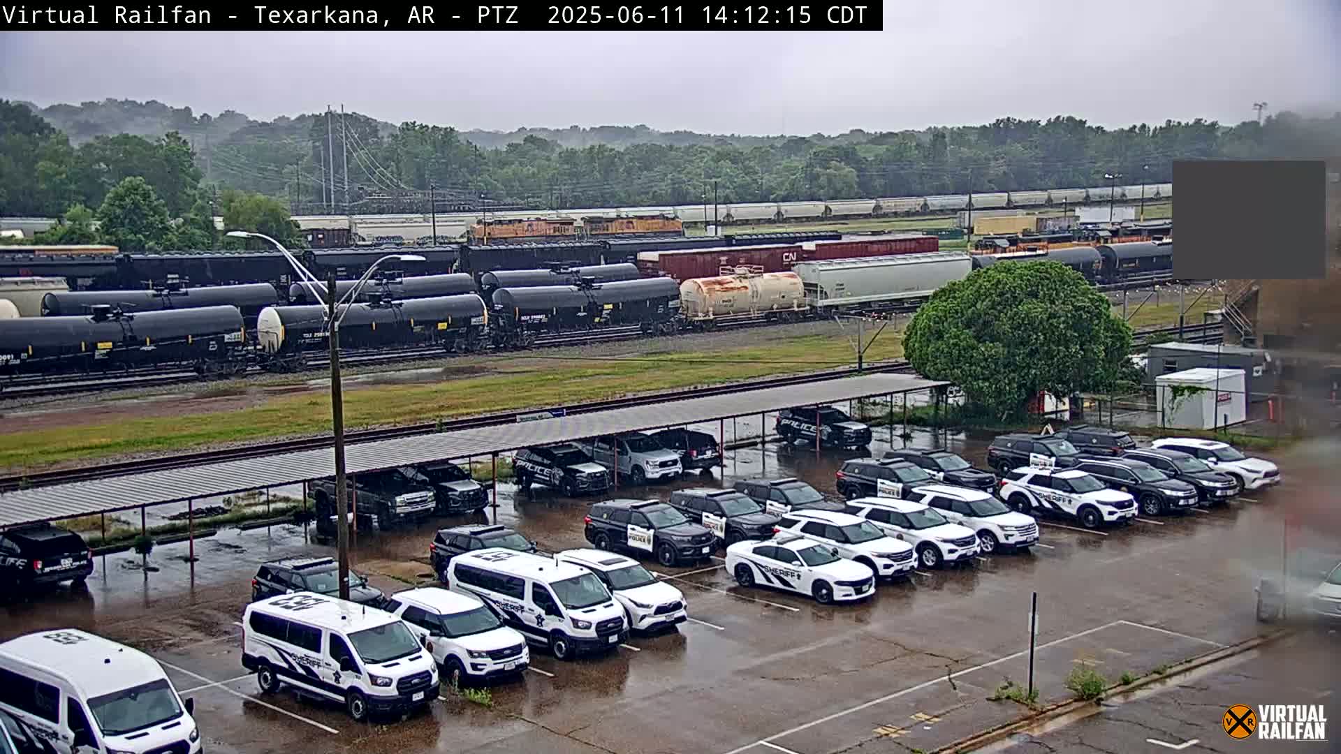 Texarkana Train Depot & Railroad Crossing Live Cam - Texarkana,Miller, Arkansas, USA 