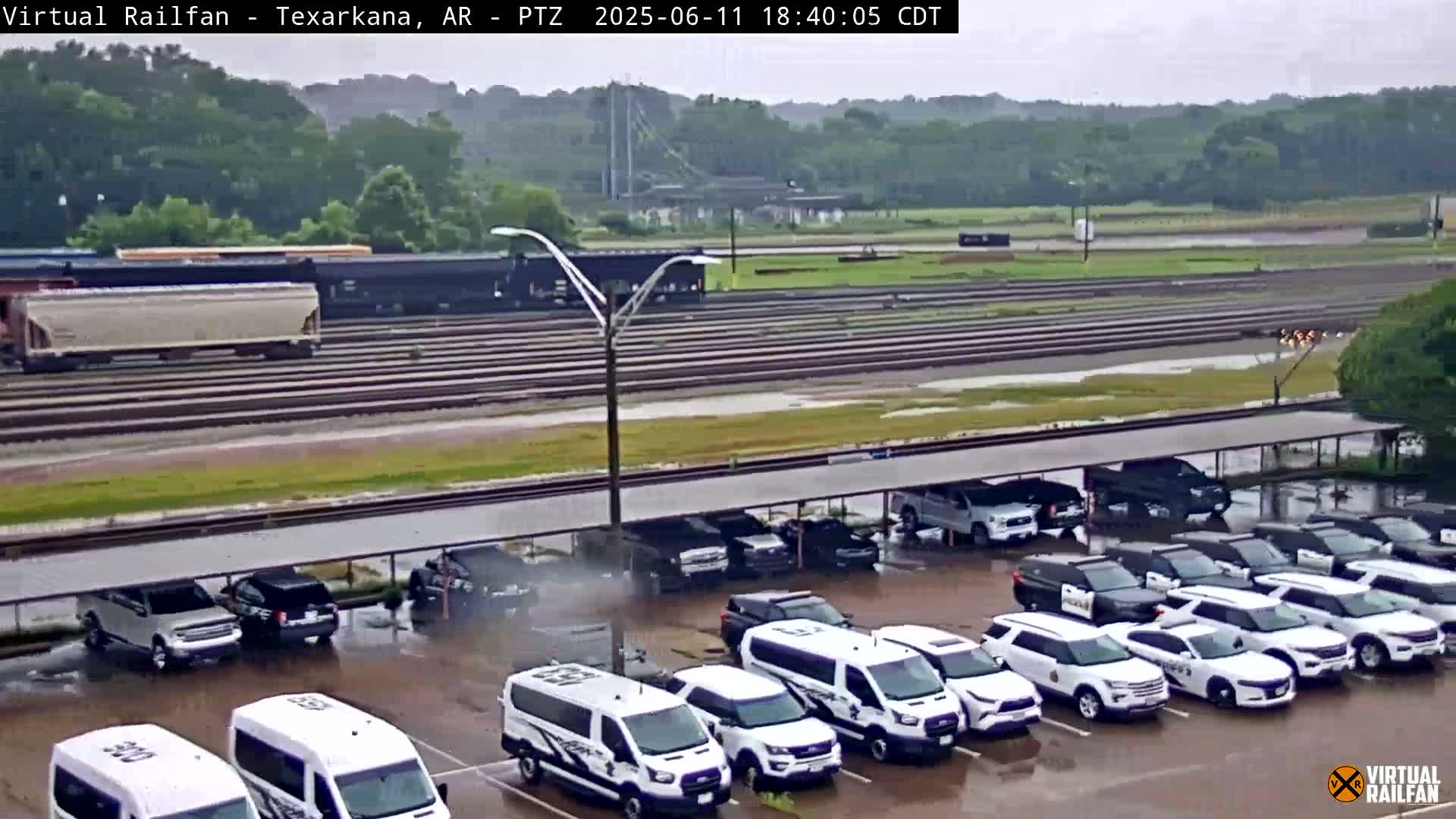Texarkana Train Depot & Railroad Crossing Live Cam - Texarkana,Miller, Arkansas, USA 