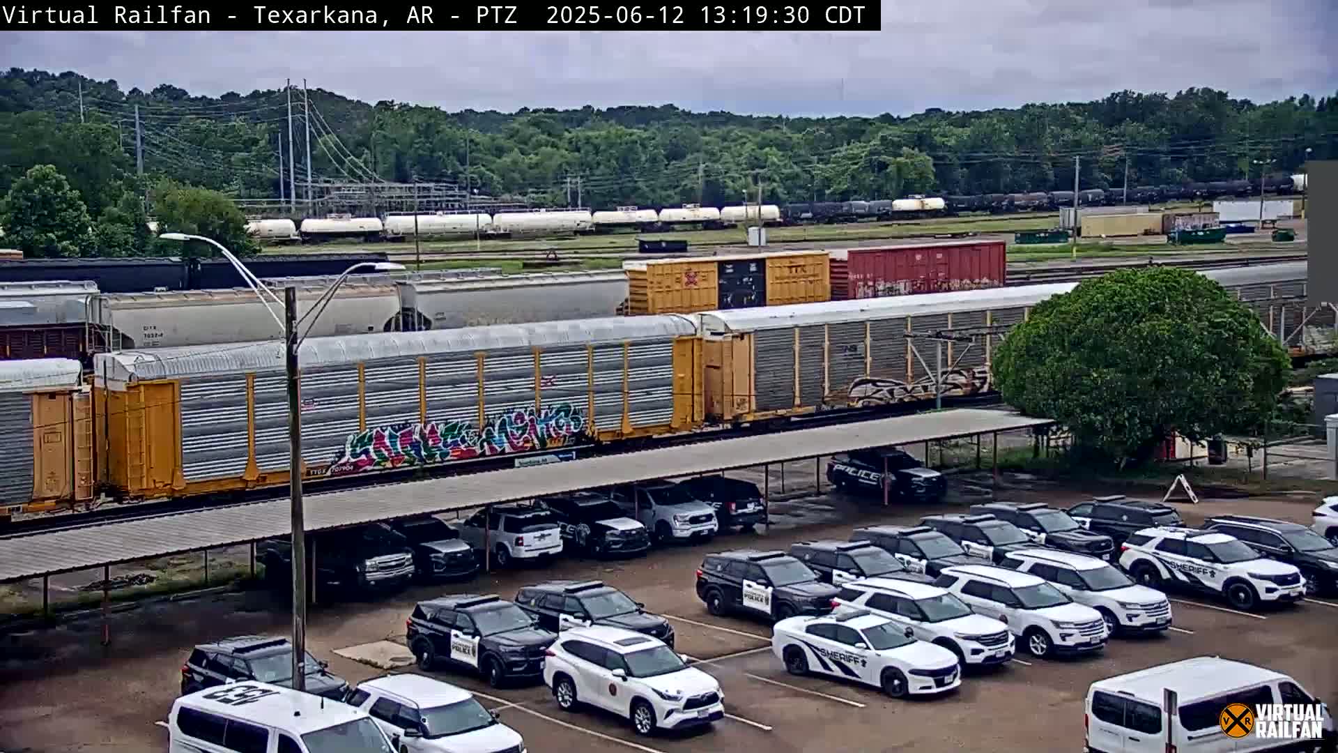 Texarkana Train Depot & Railroad Crossing Live Cam - Texarkana,Miller, Arkansas, USA 